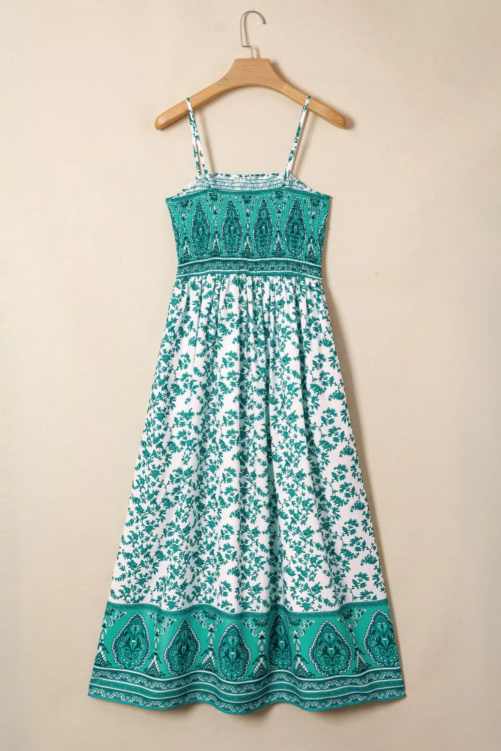 Floral Print Shirred Cami Maxi Dress Secondary image