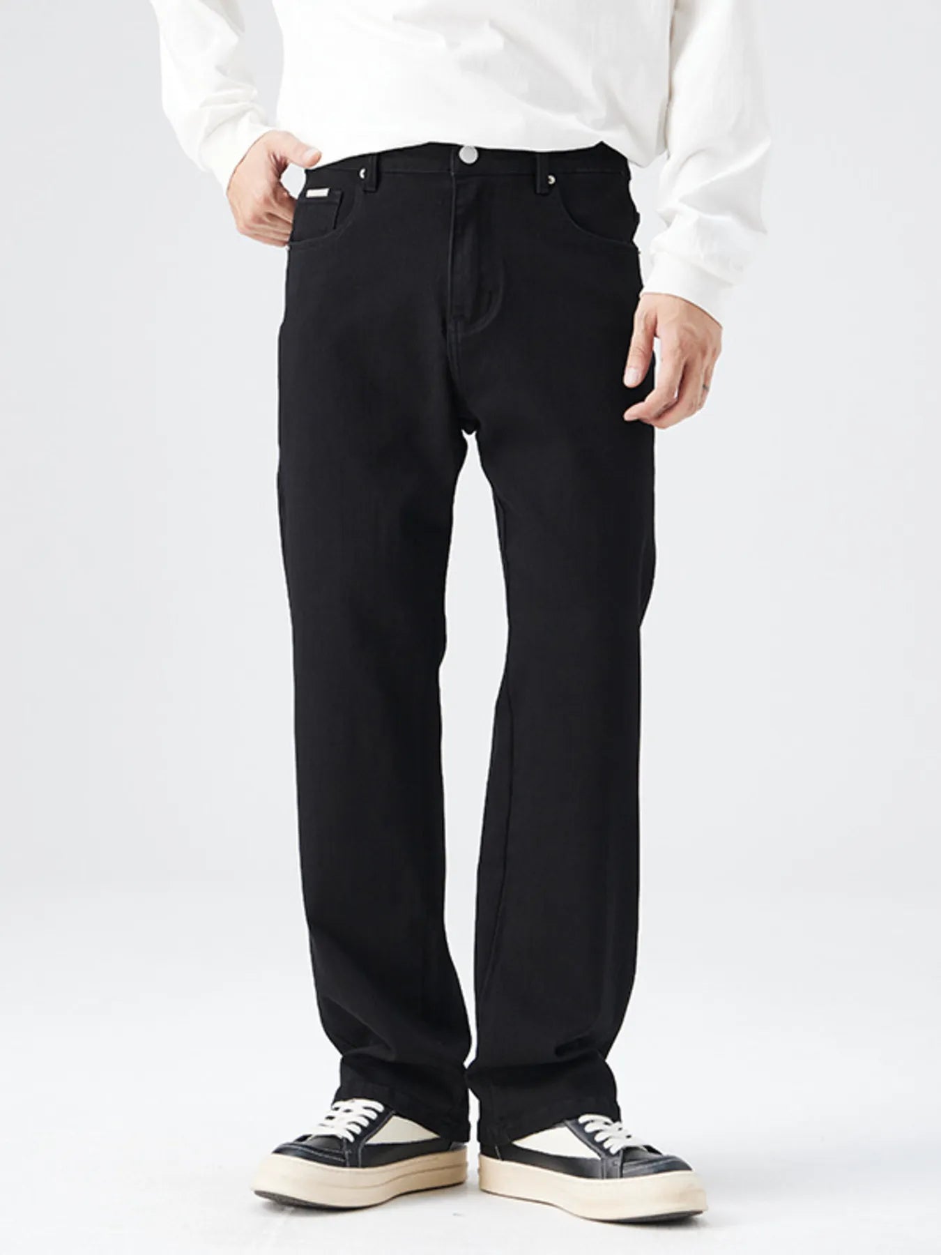 Men's Full Size Wide Leg Jeans Plus Size Secondary image