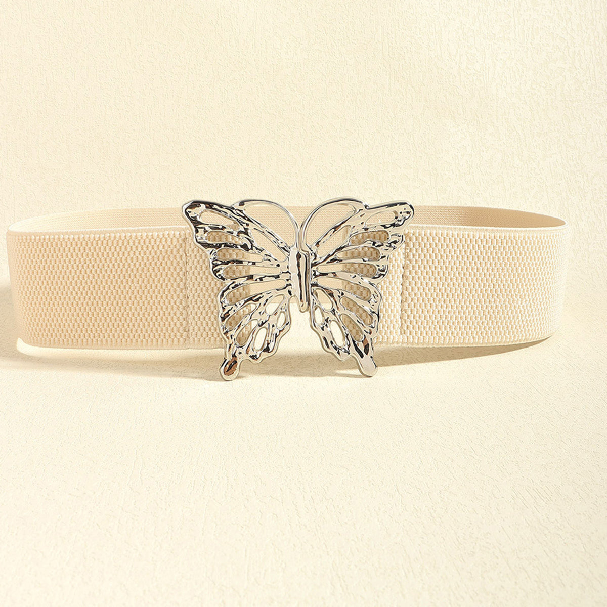 Butterfly Alloy Buckle Elastic Belt Secondary image