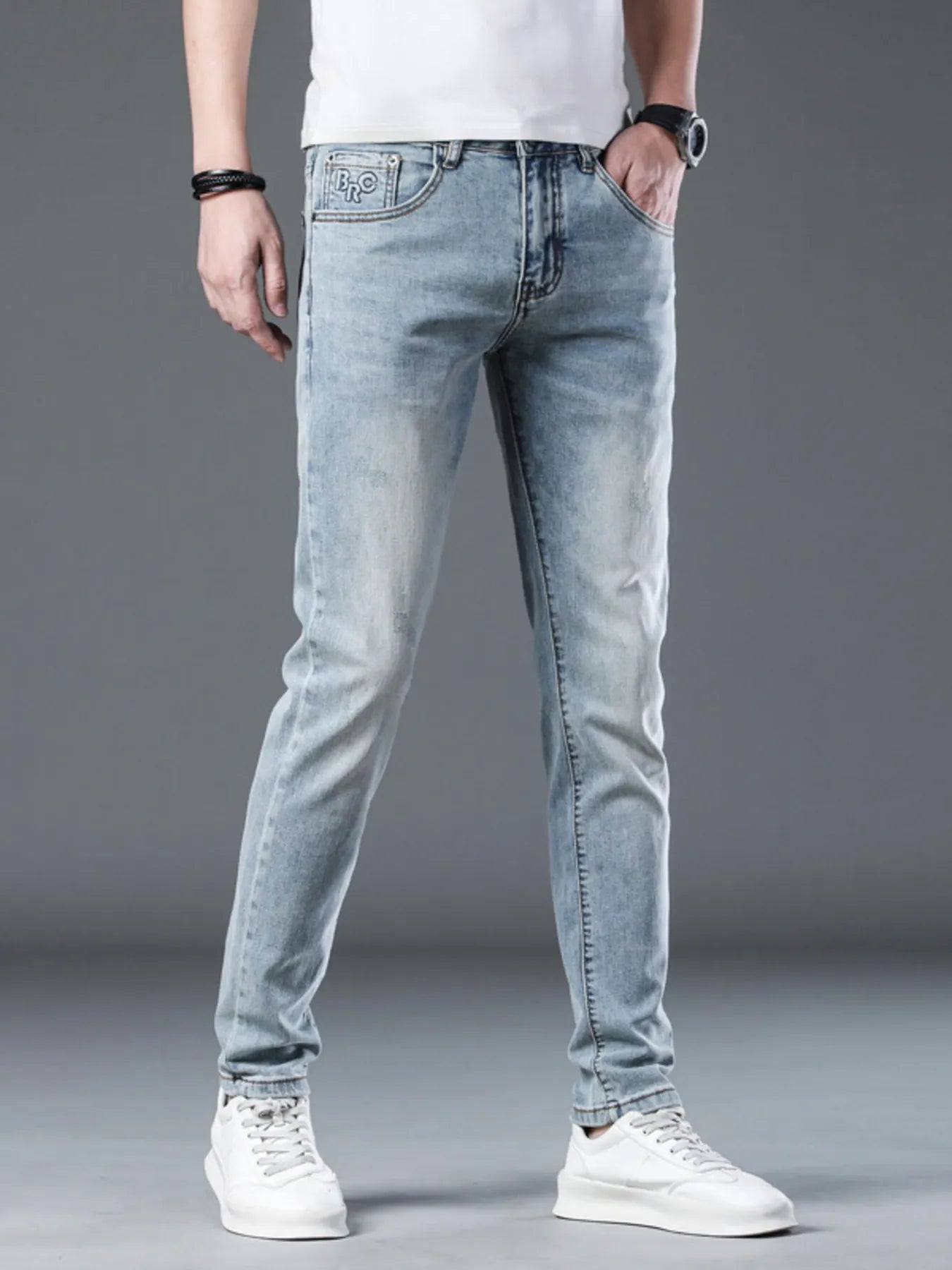 Men's Wash Slim Fit Jeans Secondary image