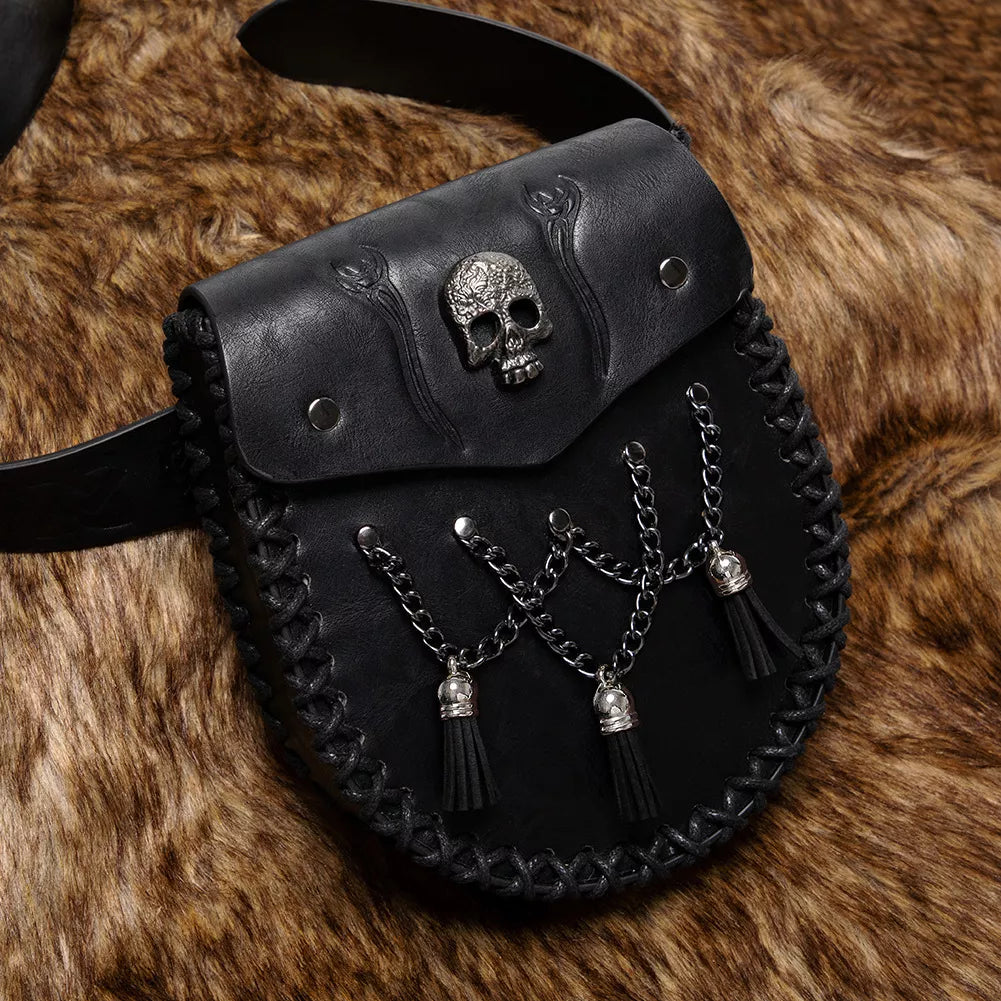 Medieval Faux Leather Belt Coin Pouch Secondary image