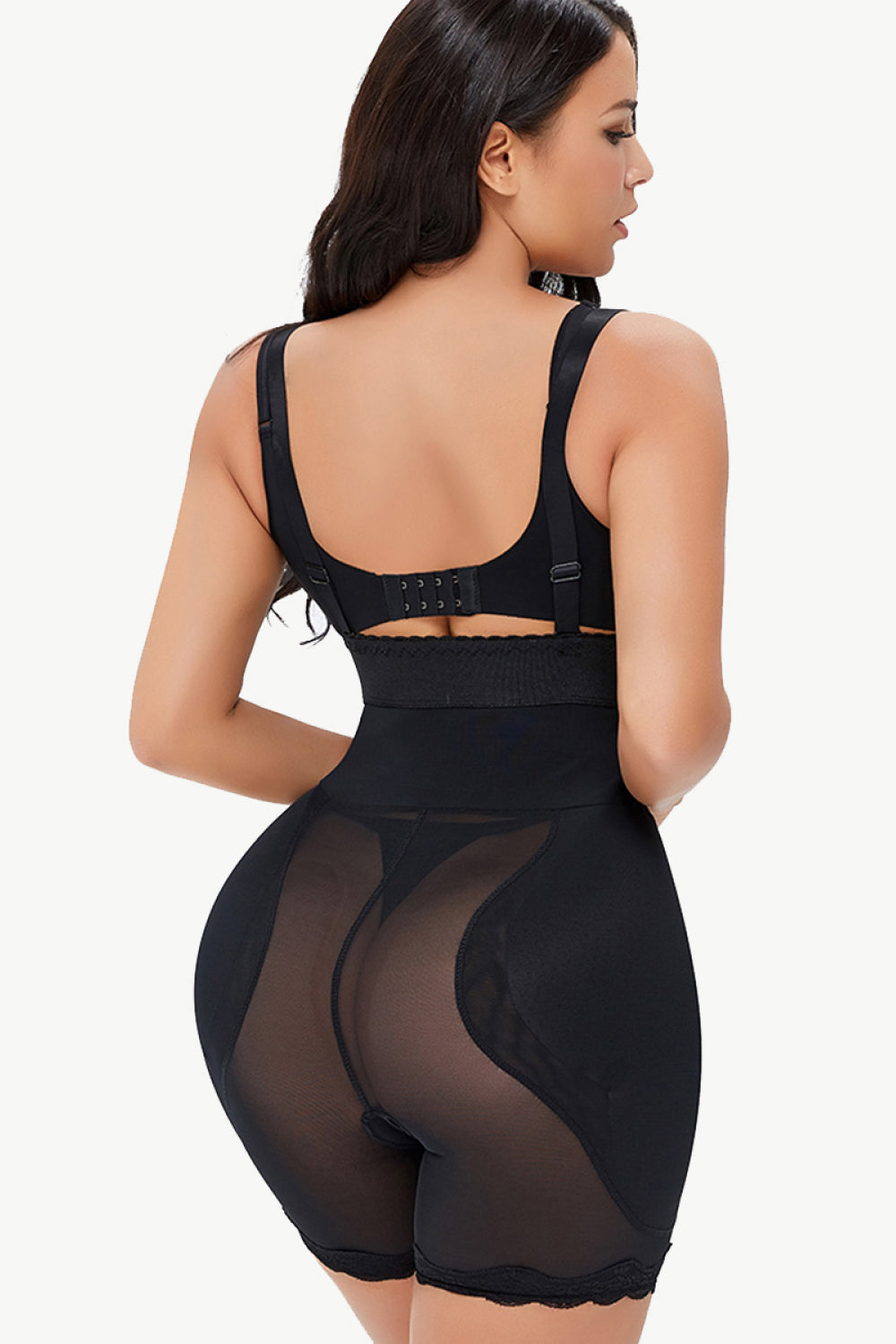 Full Size Spaghetti Strap Lace Trim Shaping Bodysuit Secondary image