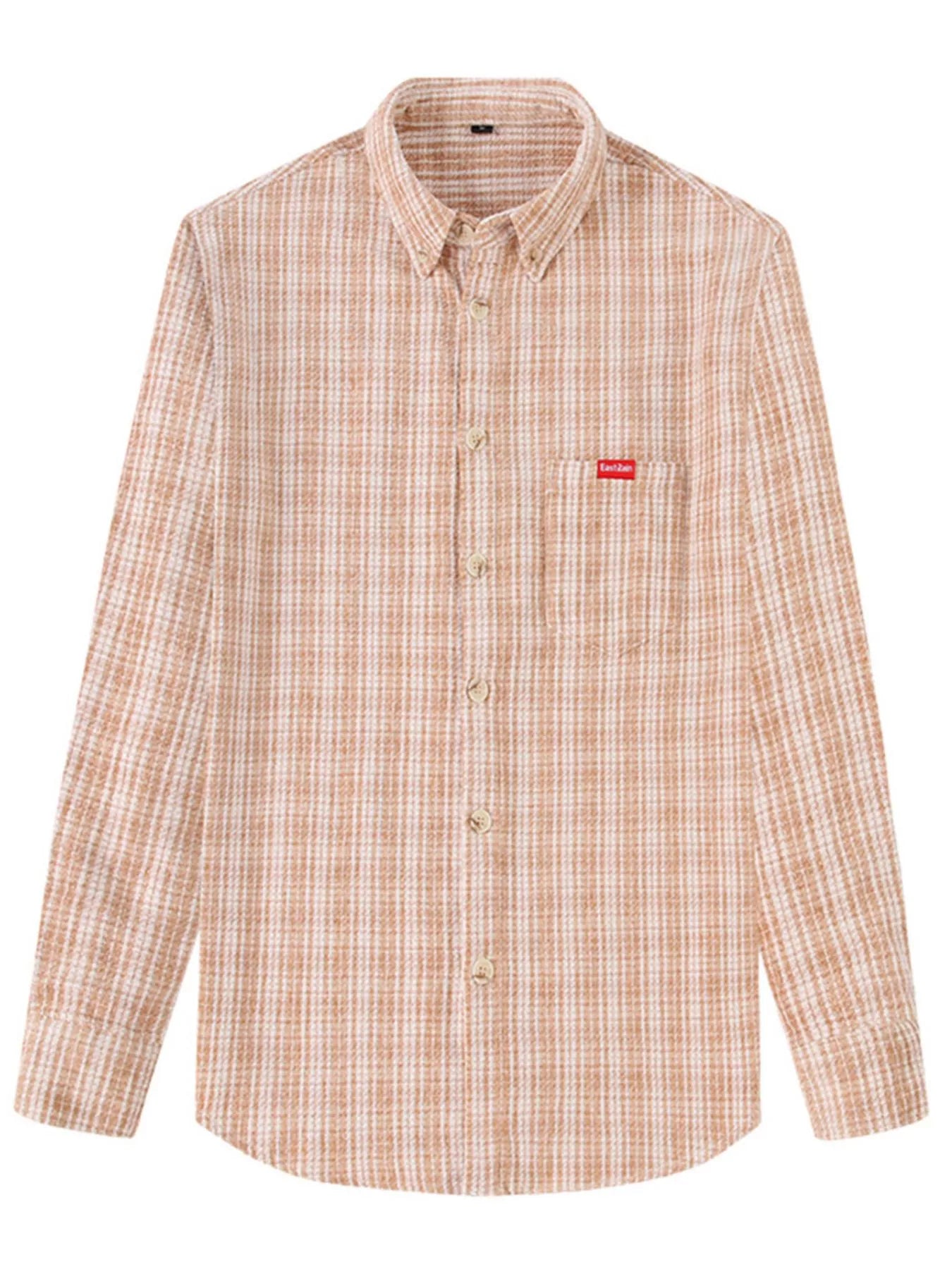 Men's Full Size Casual Plaid Button Up Shirt Plus Size Secondary image
