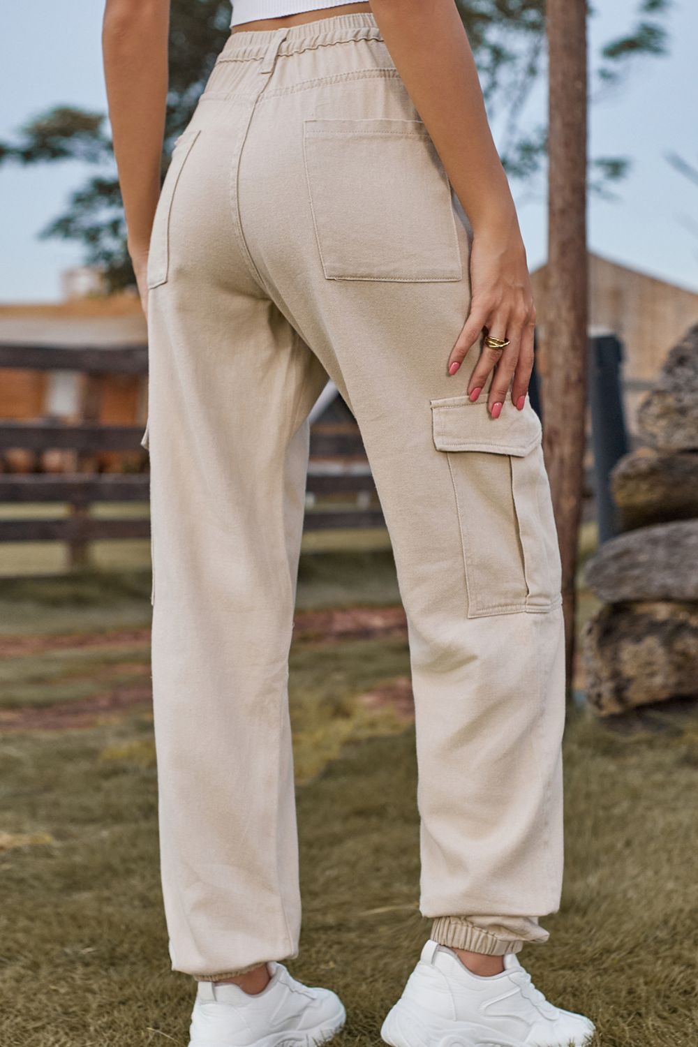 Long Jeans with Pocket Secondary image