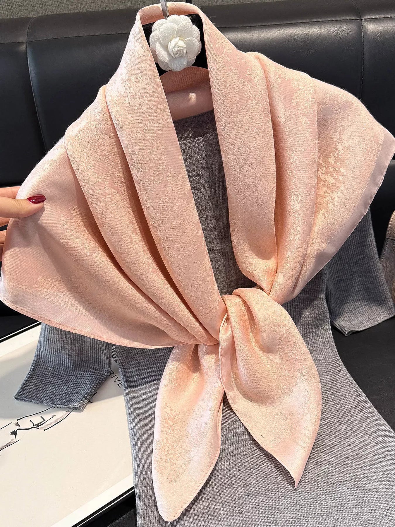 Lightweight Silk Scarf Secondary image