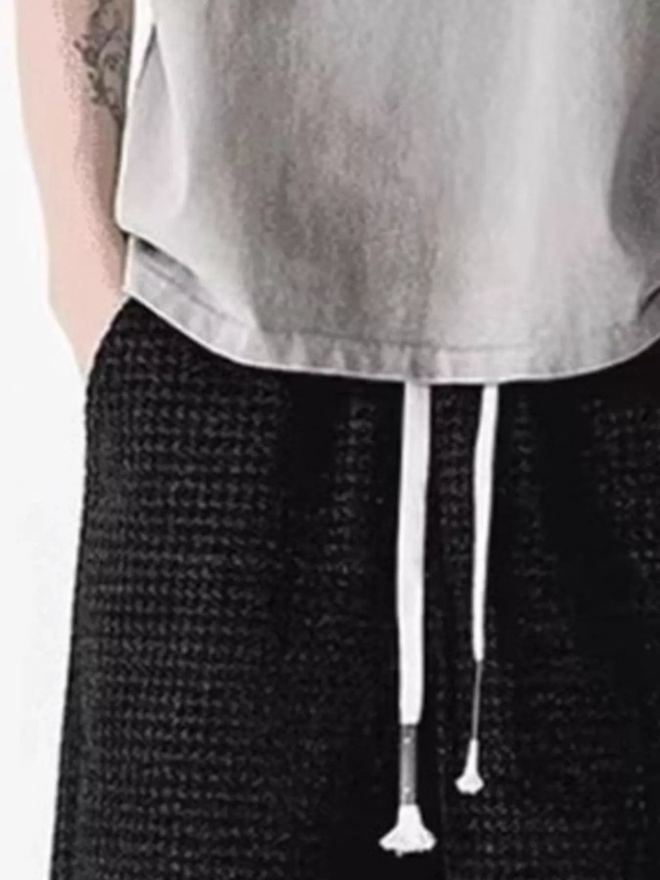 Men's Plus Size Drawstring Casual Shorts Secondary image