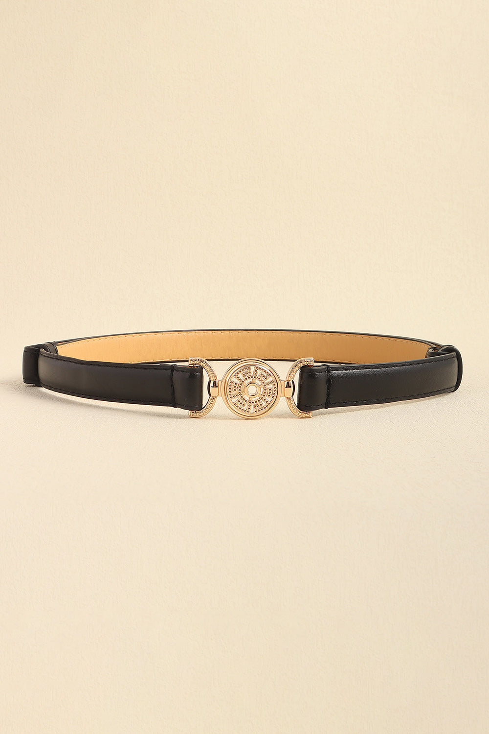 Rhinestone Decor PU Leather Belt Secondary image