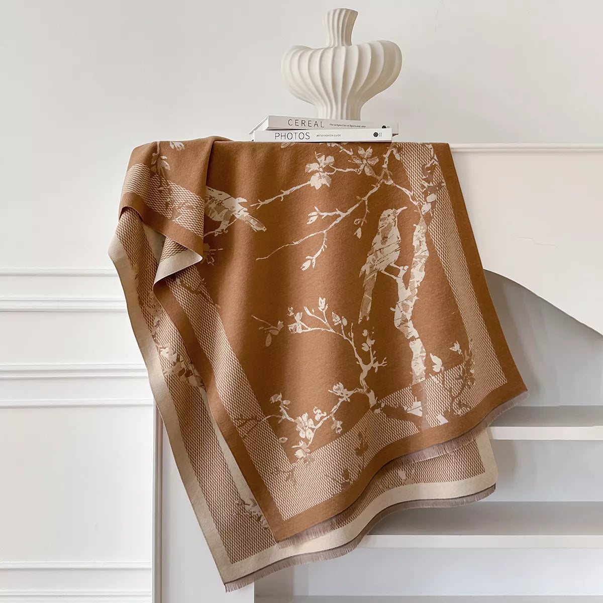 Raw Hem Winter Scarf Secondary image