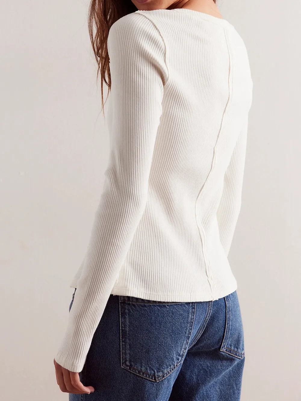 Button Up Round Neck Long Sleeve Cardigan Secondary image