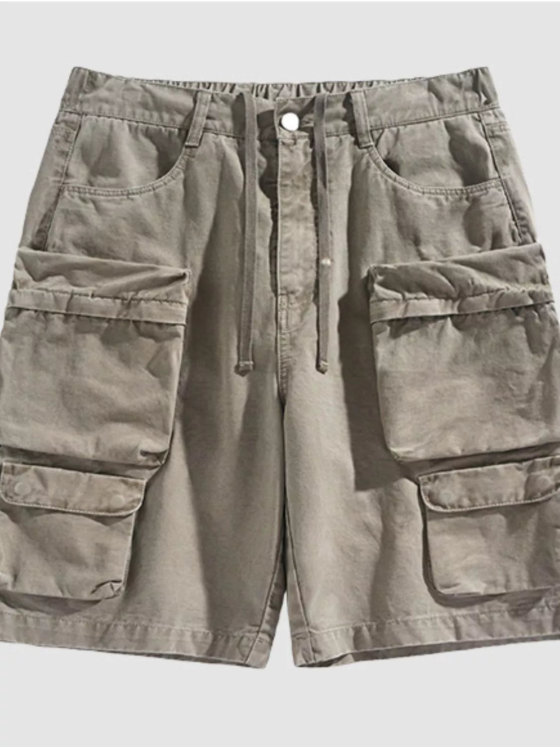 Men's Vintage Washed Multi-Pocket Cargo Shorts Secondary image