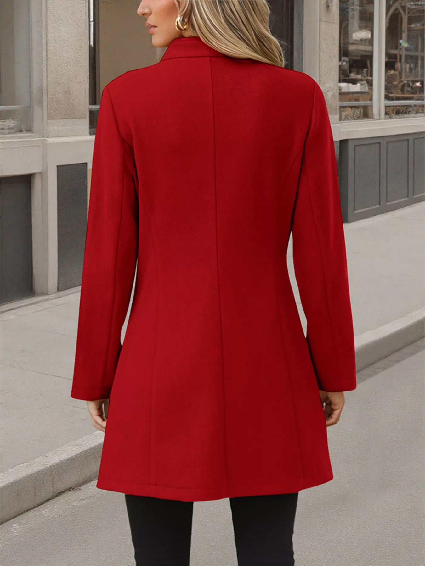 Button Up Long Sleeve Coat Secondary image