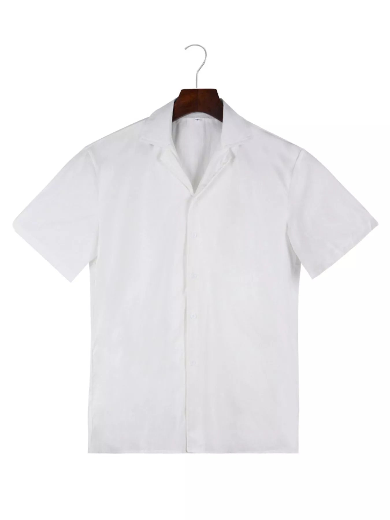 Men's Full Size Casual Short-Sleeve Shirt Plus SIze Secondary image