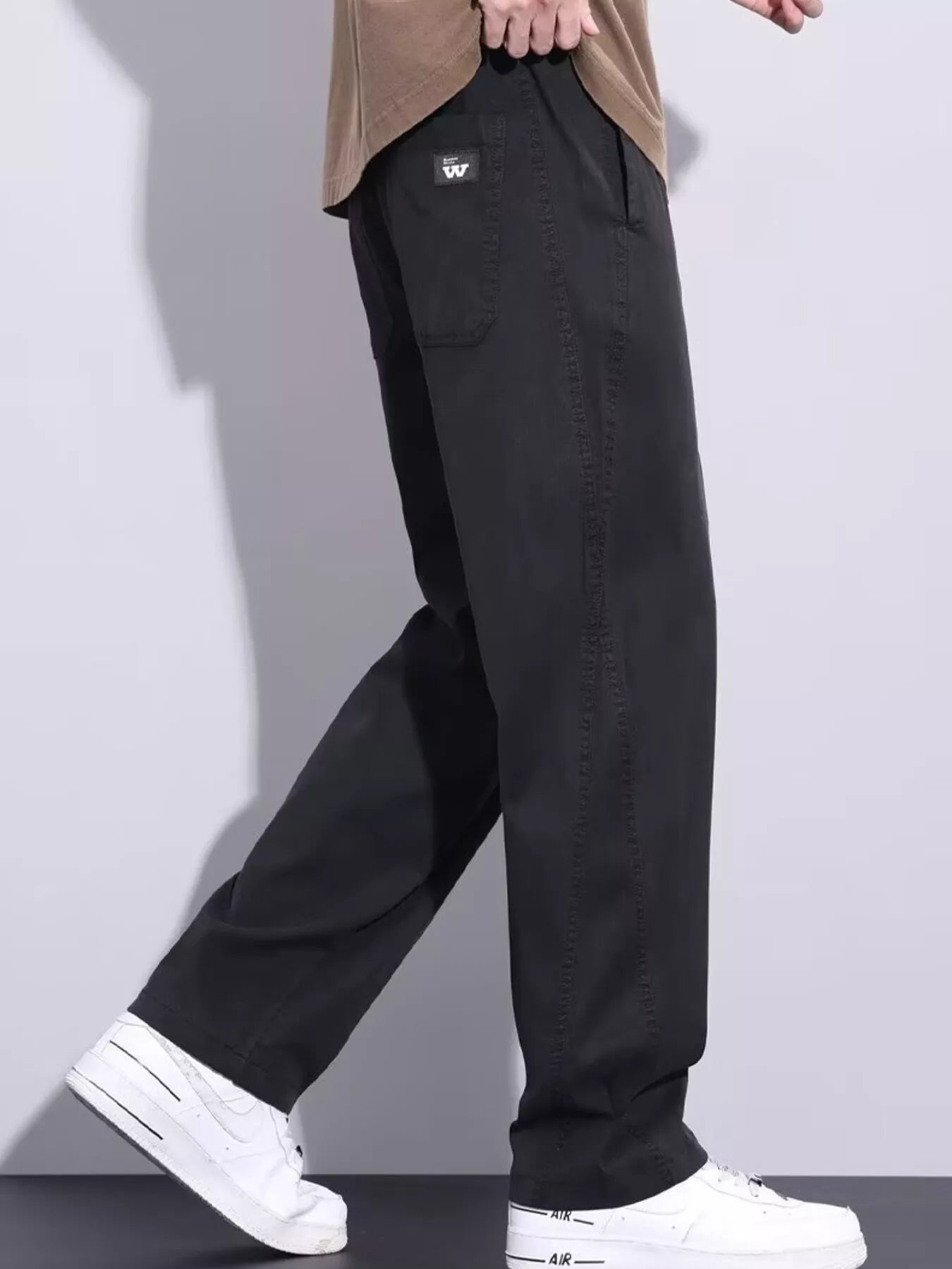 Men's Plus Size Relaxed Fit Drawstring Pants Secondary image