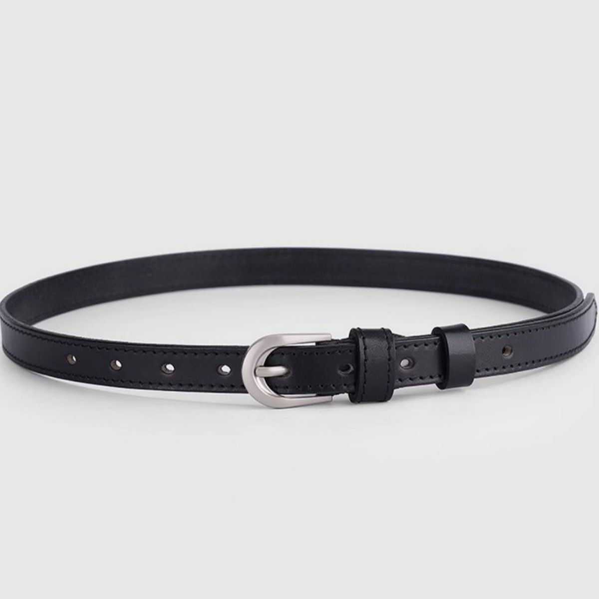 Leather Skinny Belt Secondary image