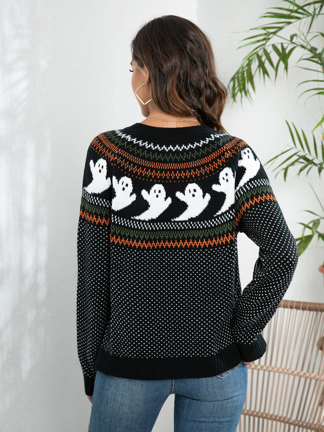 Ghost Button Up Long Sleeve Cardigan Secondary image