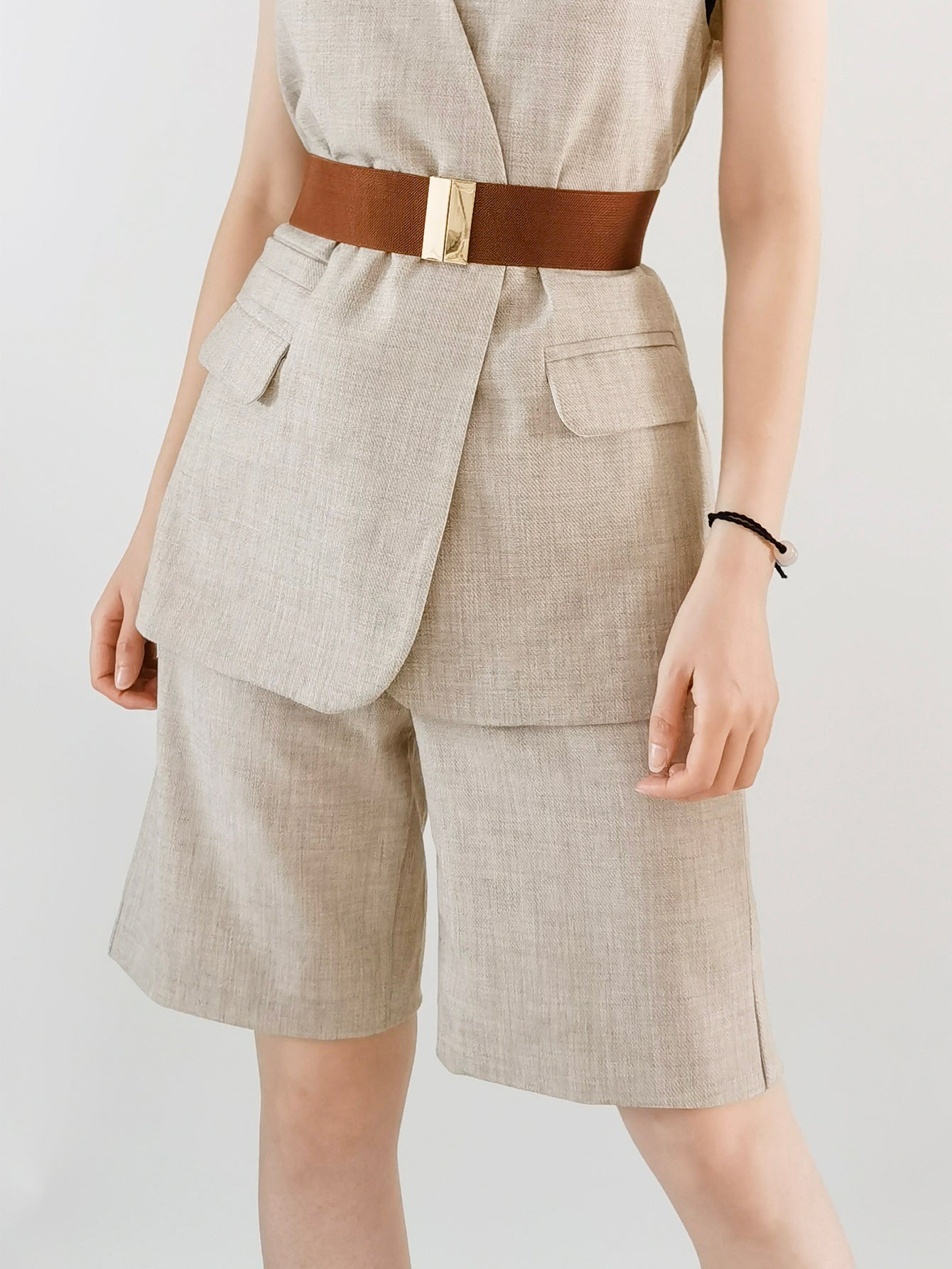 Alloy Buckle Elastic Belt Secondary image