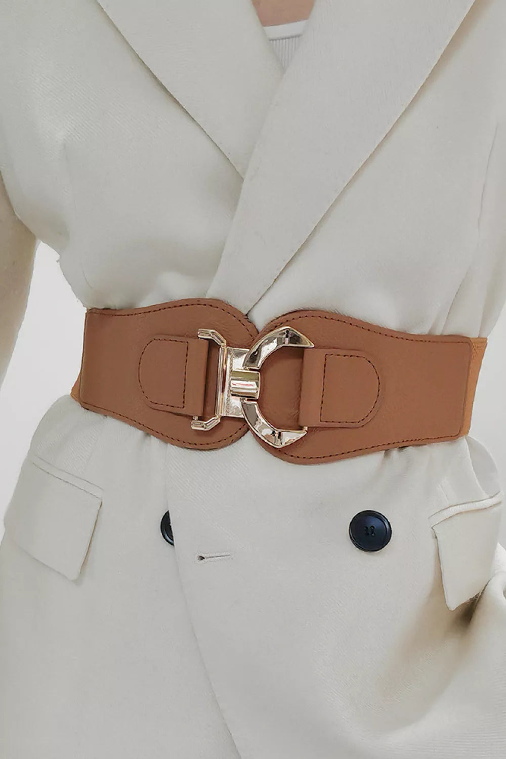 Alloy Buckle Elastic Belt Secondary image