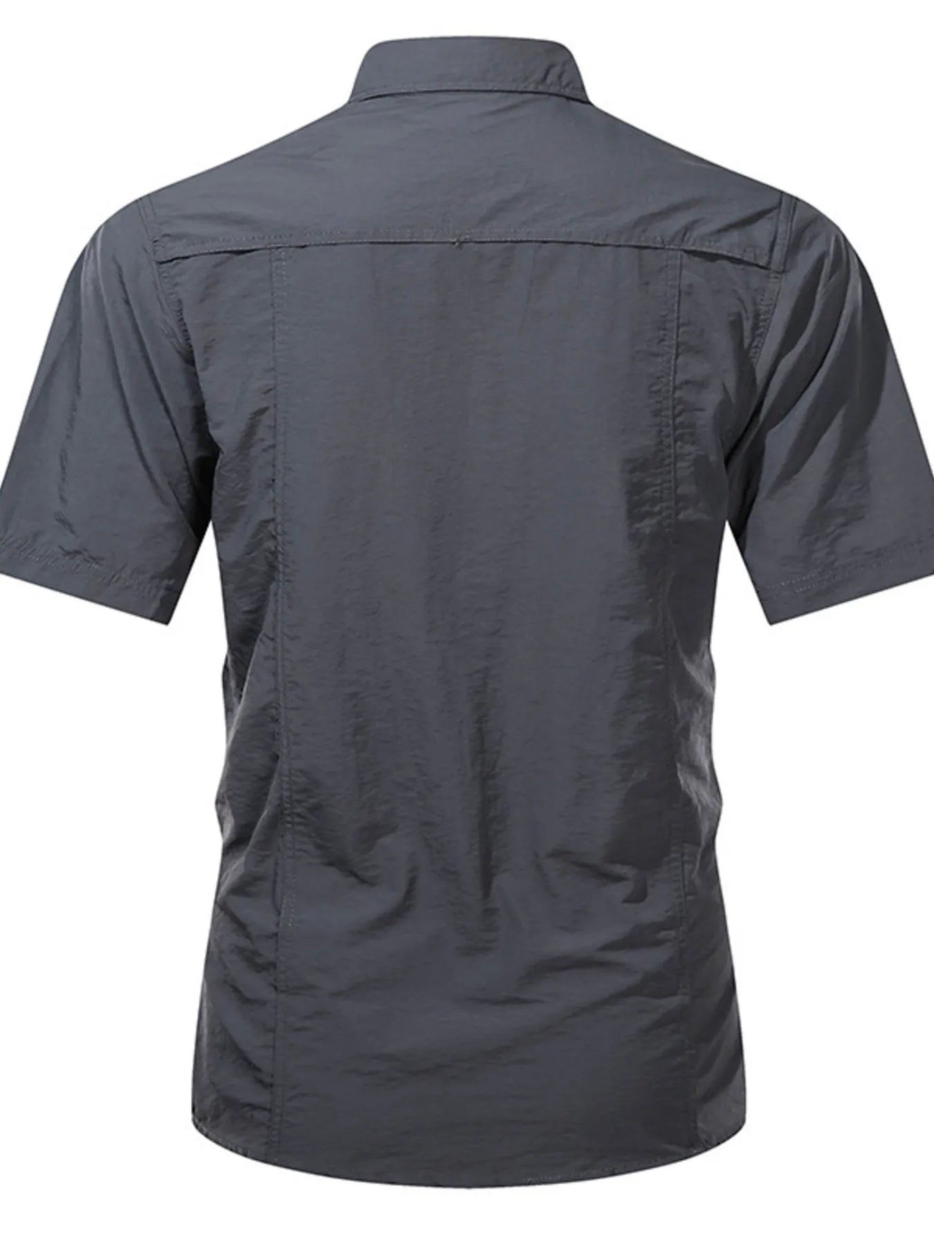 Men's Plus Size Lightweight Button Up Short Sleeve Shirt Secondary image