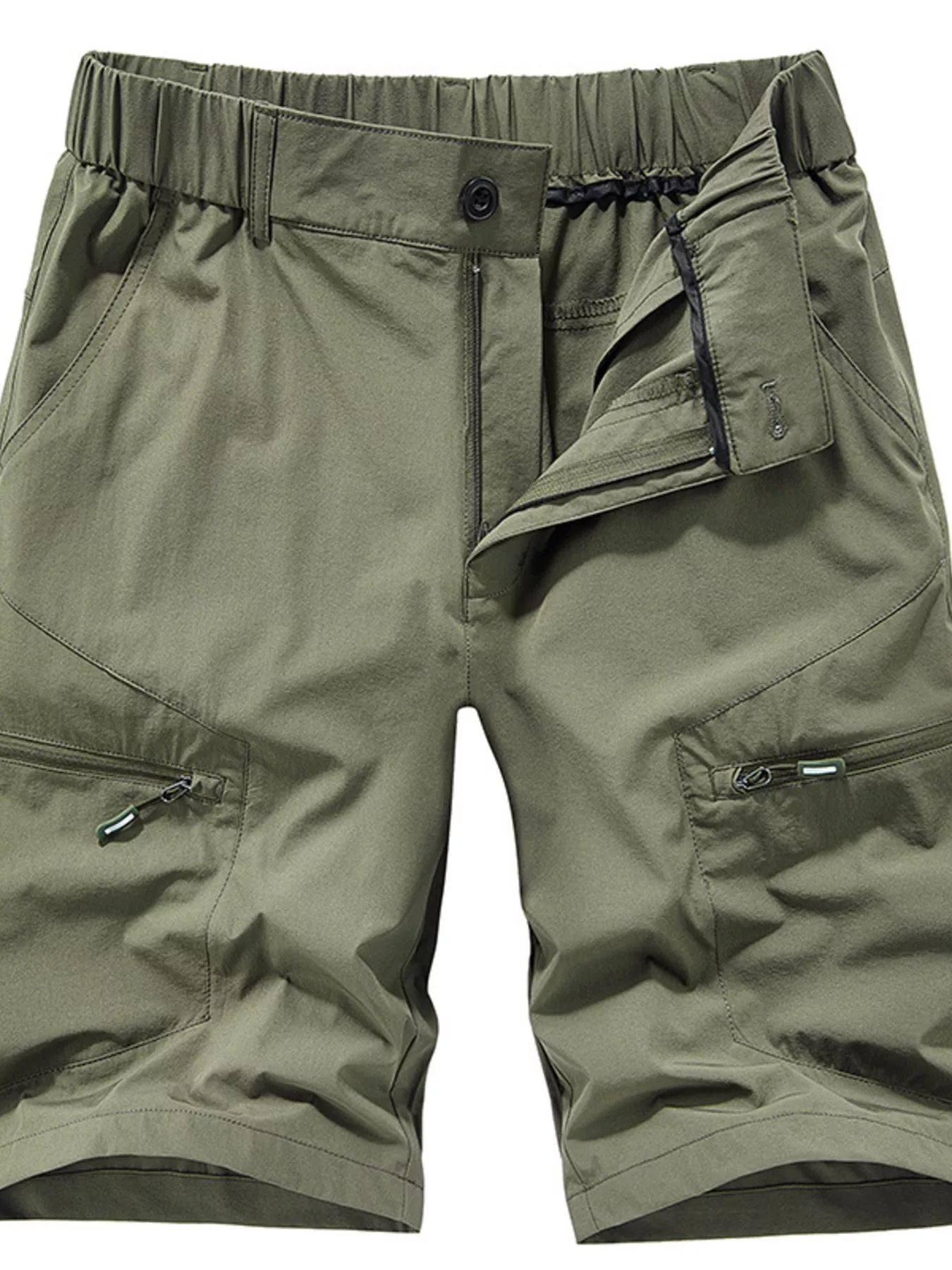 Men's Plus Size Zipper Pocket Outdoor Shorts Secondary image