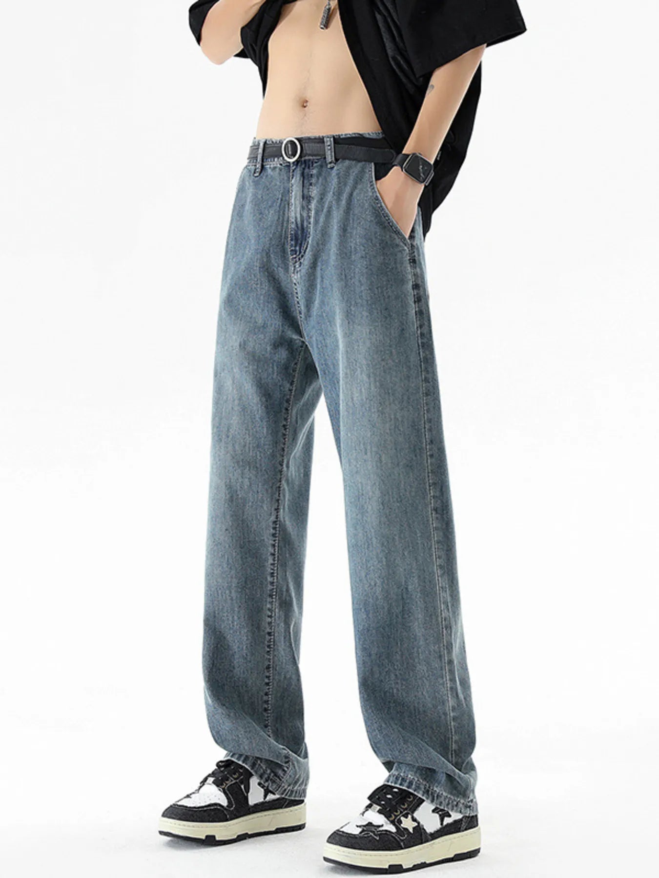 Men's Plus Size Loose Fit Jeans Secondary image