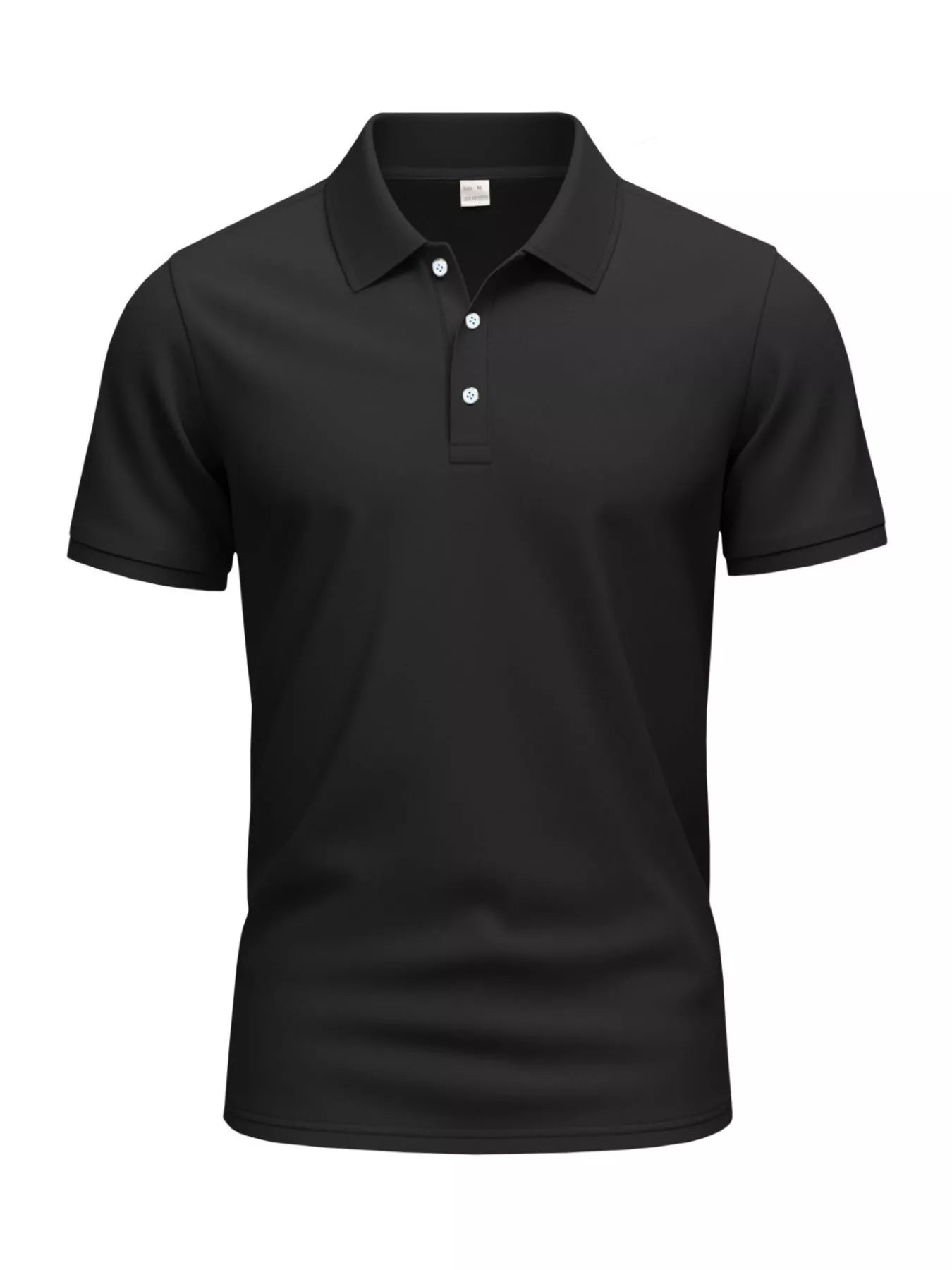 Men's Full Size Slim-Fit Short Sleeve Polo Plus Size Secondary image