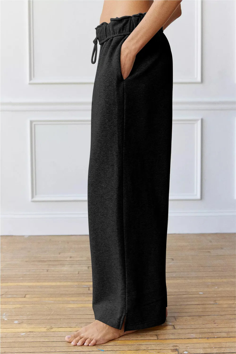 Drawstring Wide Leg Active Pants Secondary image