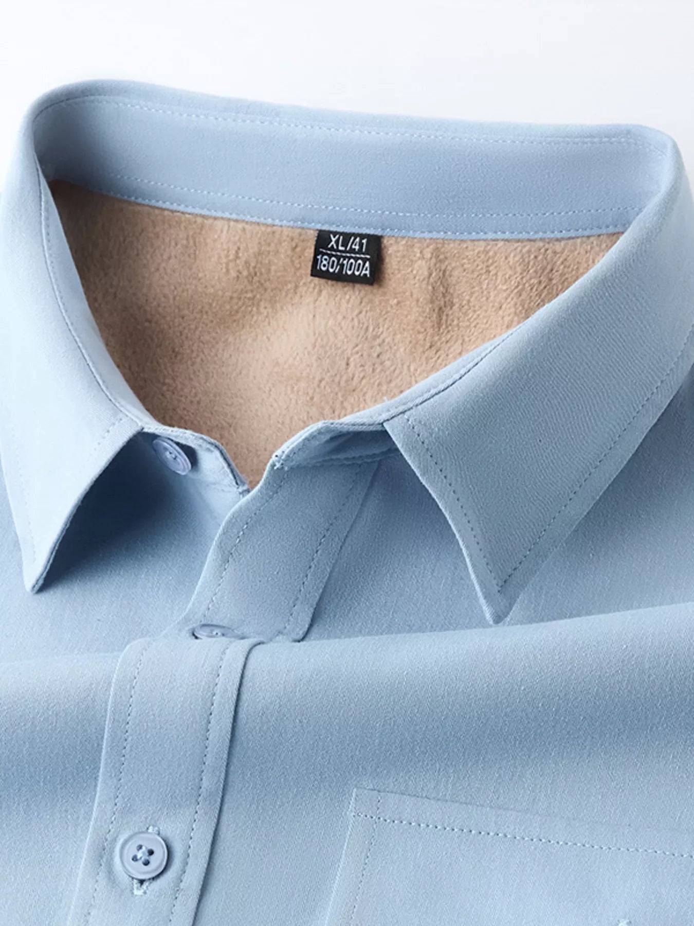 Men's Plus Size Button Up Long Sleeve Shirt Secondary image