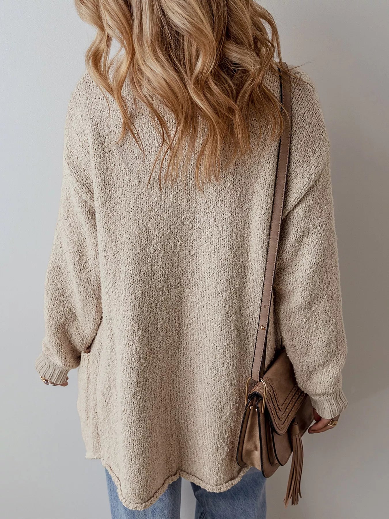 Button-Up Cardigan with Pockets Secondary image