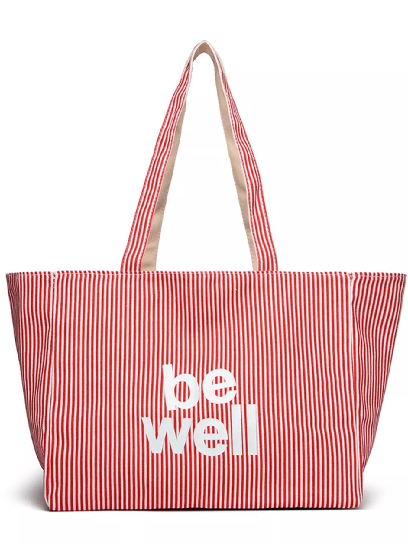 Striped Canvas Duffel Bag Secondary image