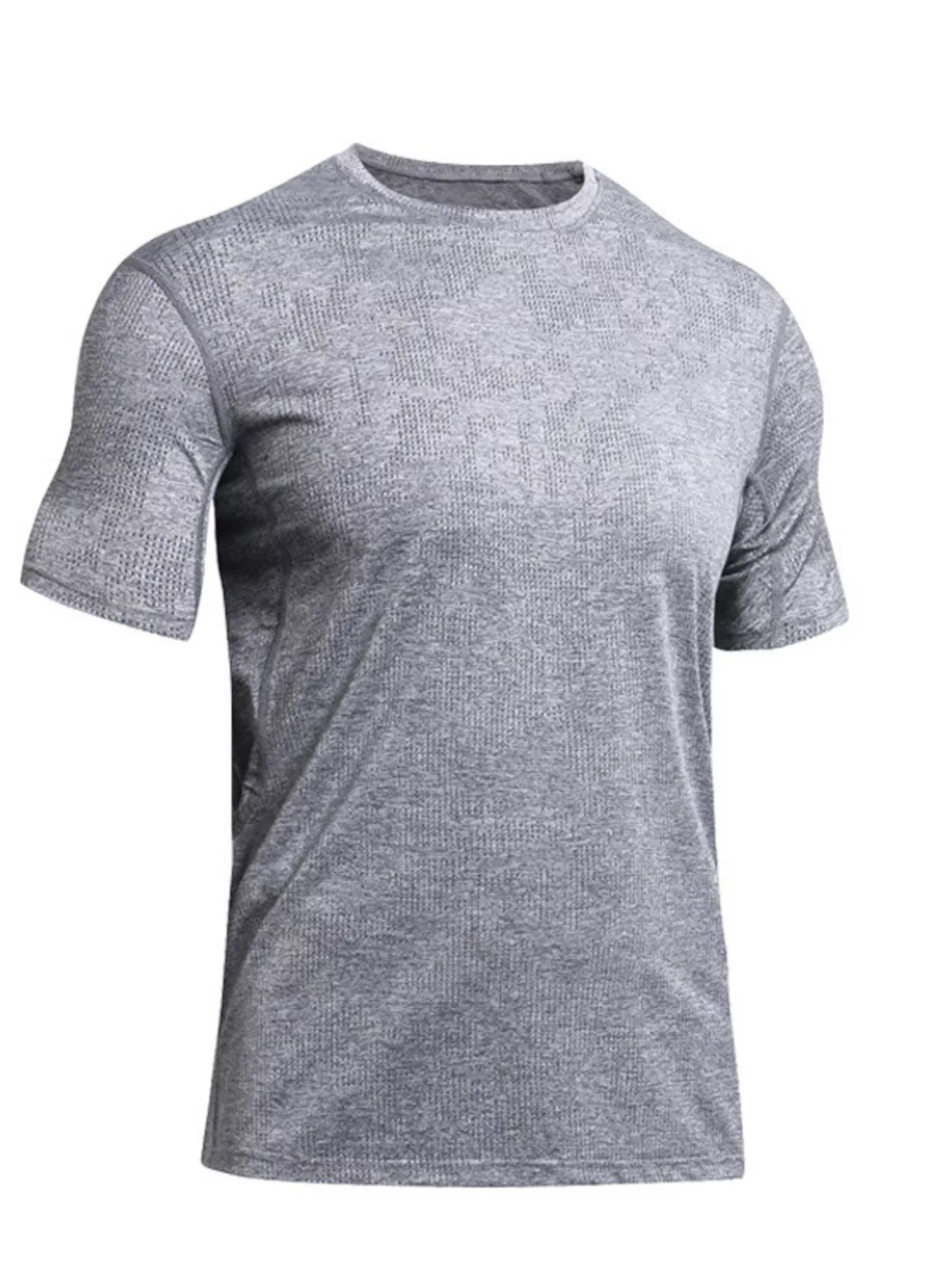 Men's Full Size Round Neck Active T-Shirt Plus Size Secondary image