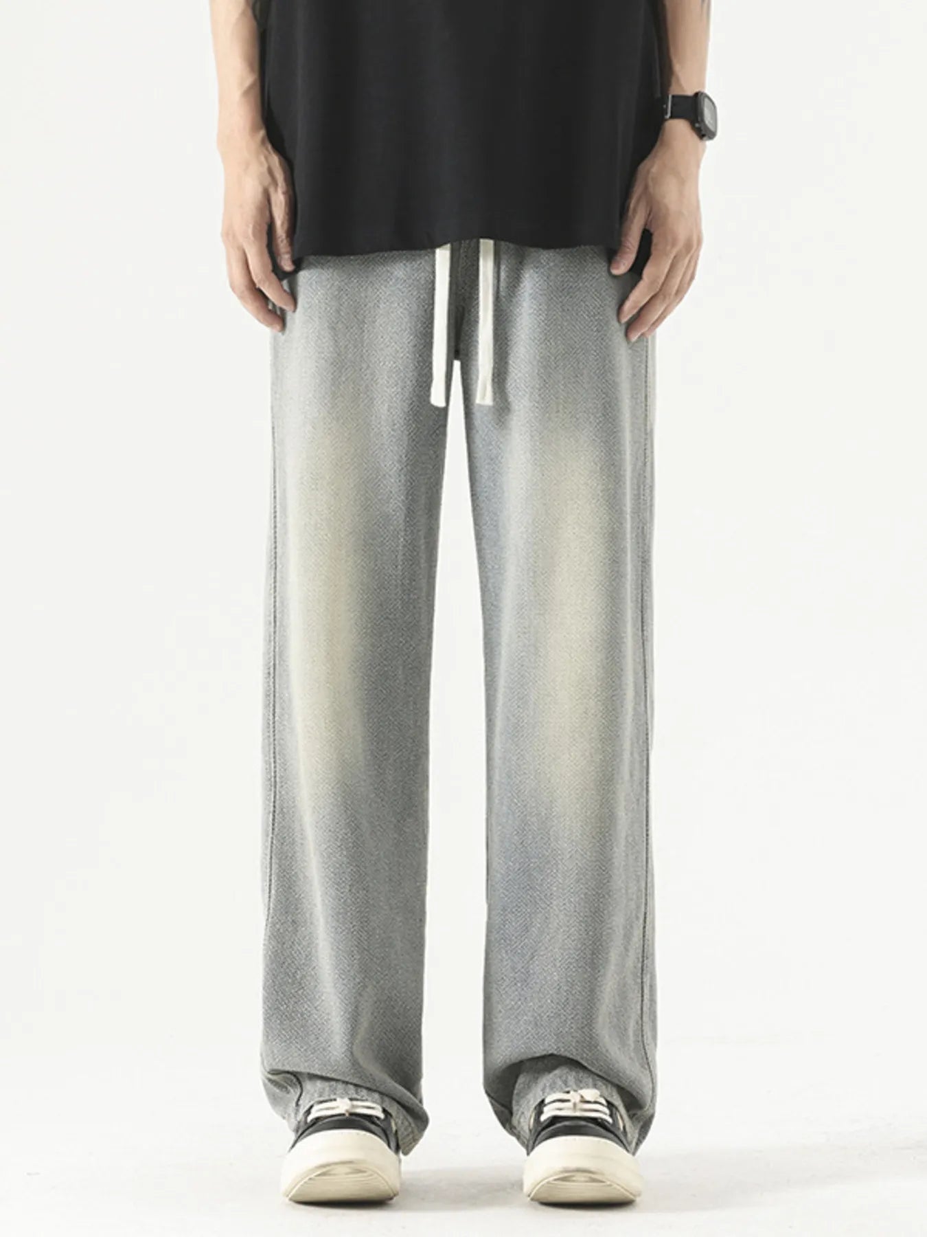Men's Full Size Wide Leg Jeans Plus Size Secondary image