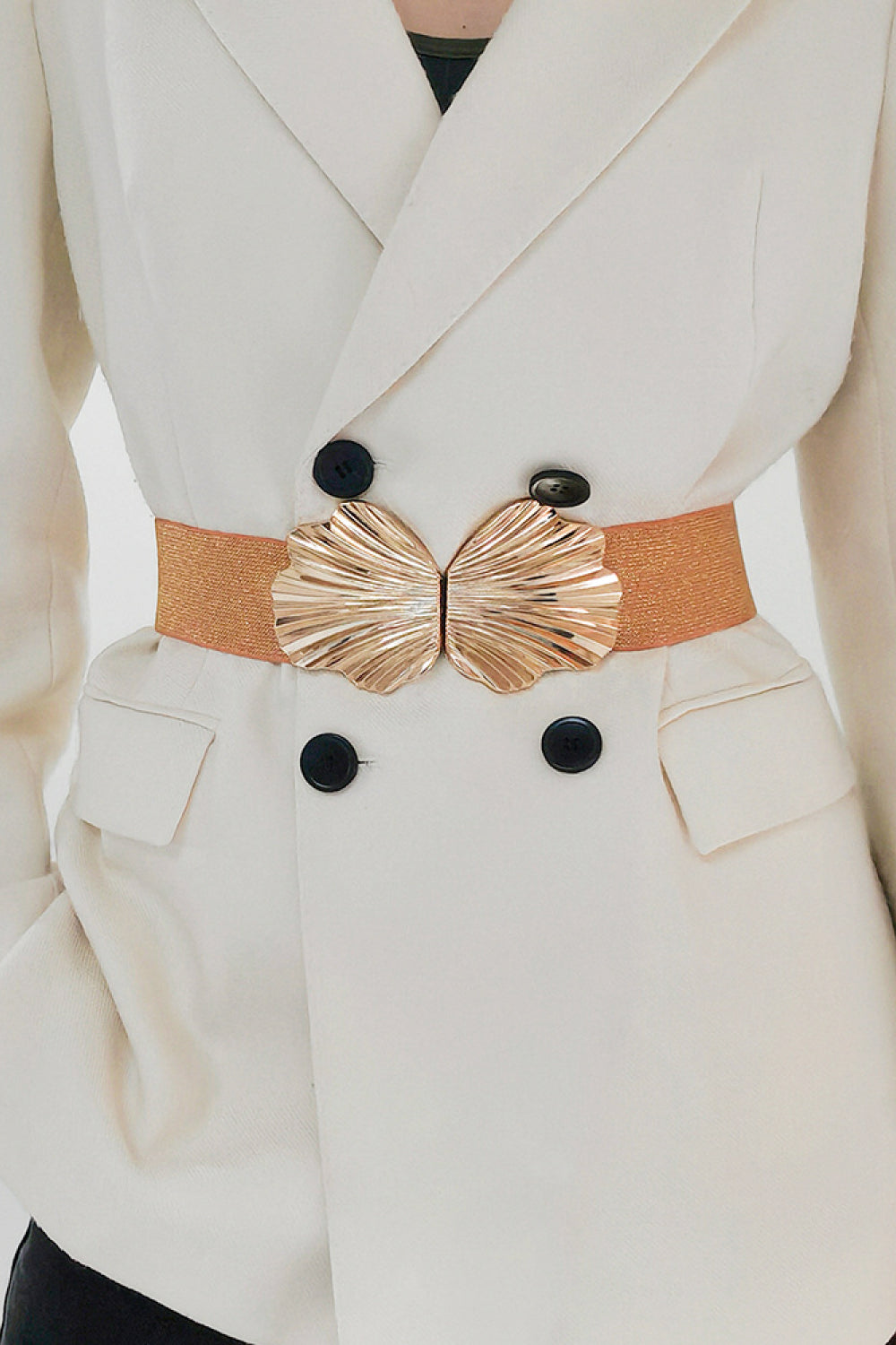 Zinc Alloy Buckle Elastic Belt Secondary image