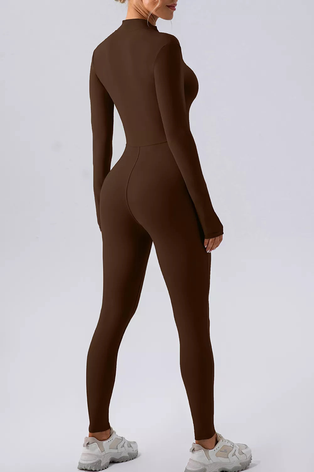 Half Zip Mock Neck Active Jumpsuit Secondary image