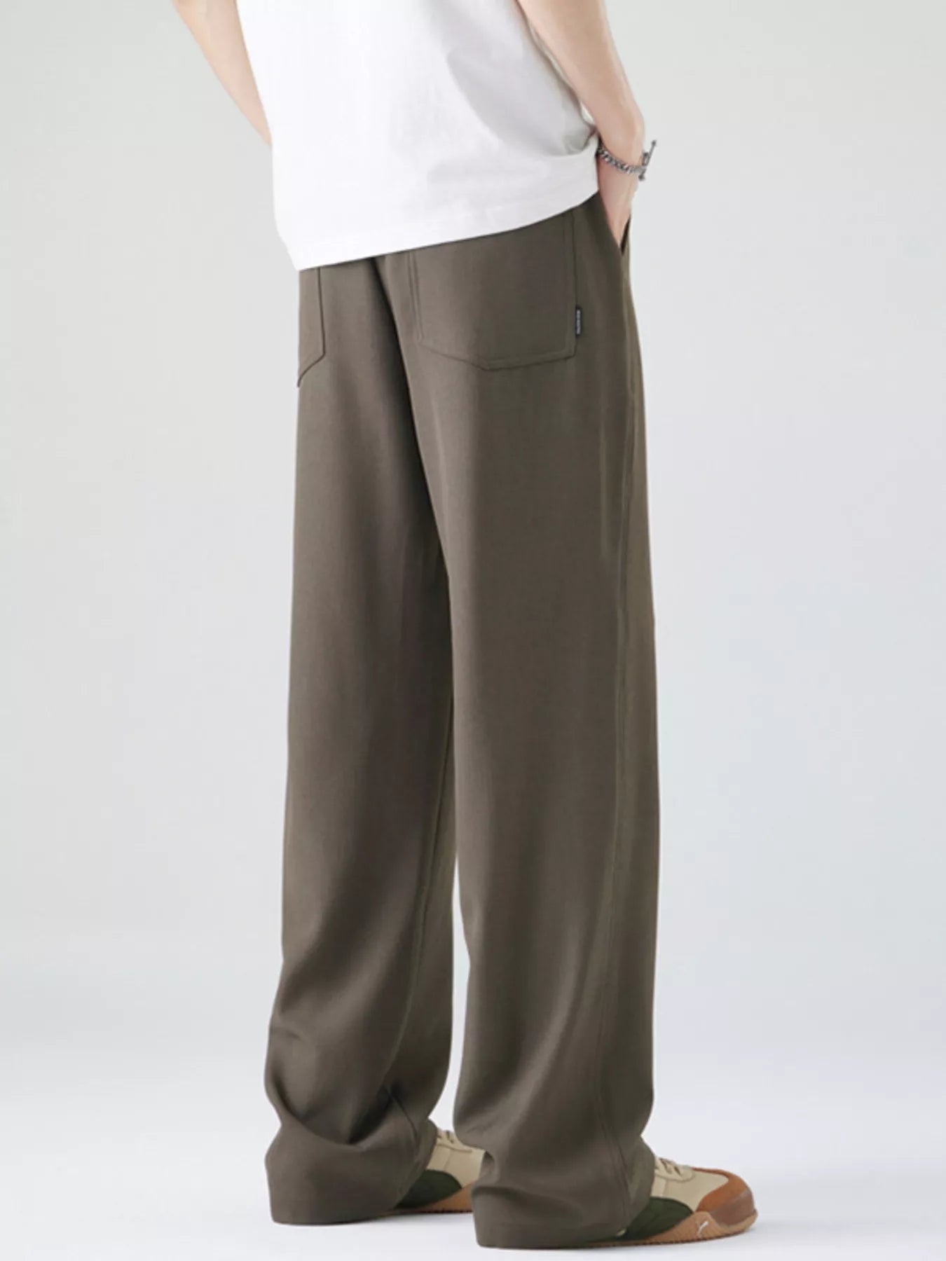 Men's Full Size Casual Loose Fit Drawstring Pants Plus Size Secondary image