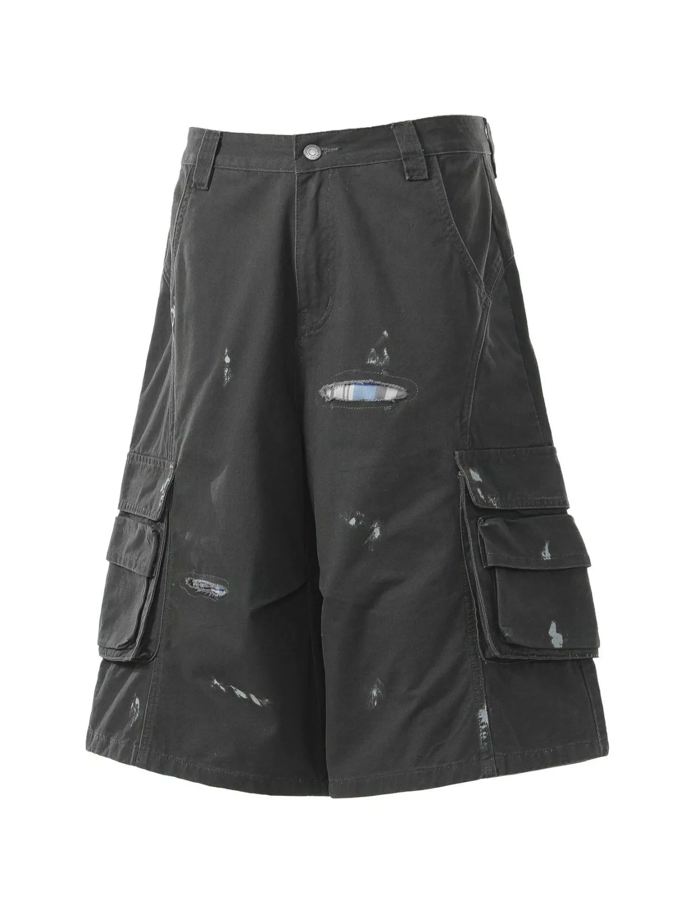 Men's Distressed Cargo Capris Secondary image