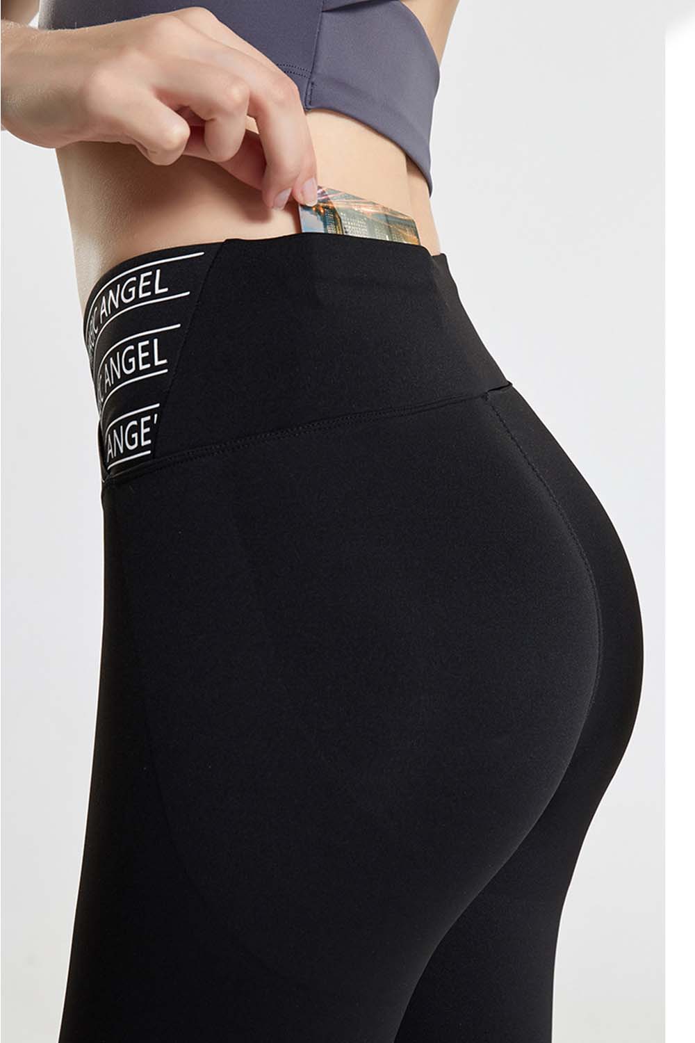 Wide Waistband Sports Pants Secondary image