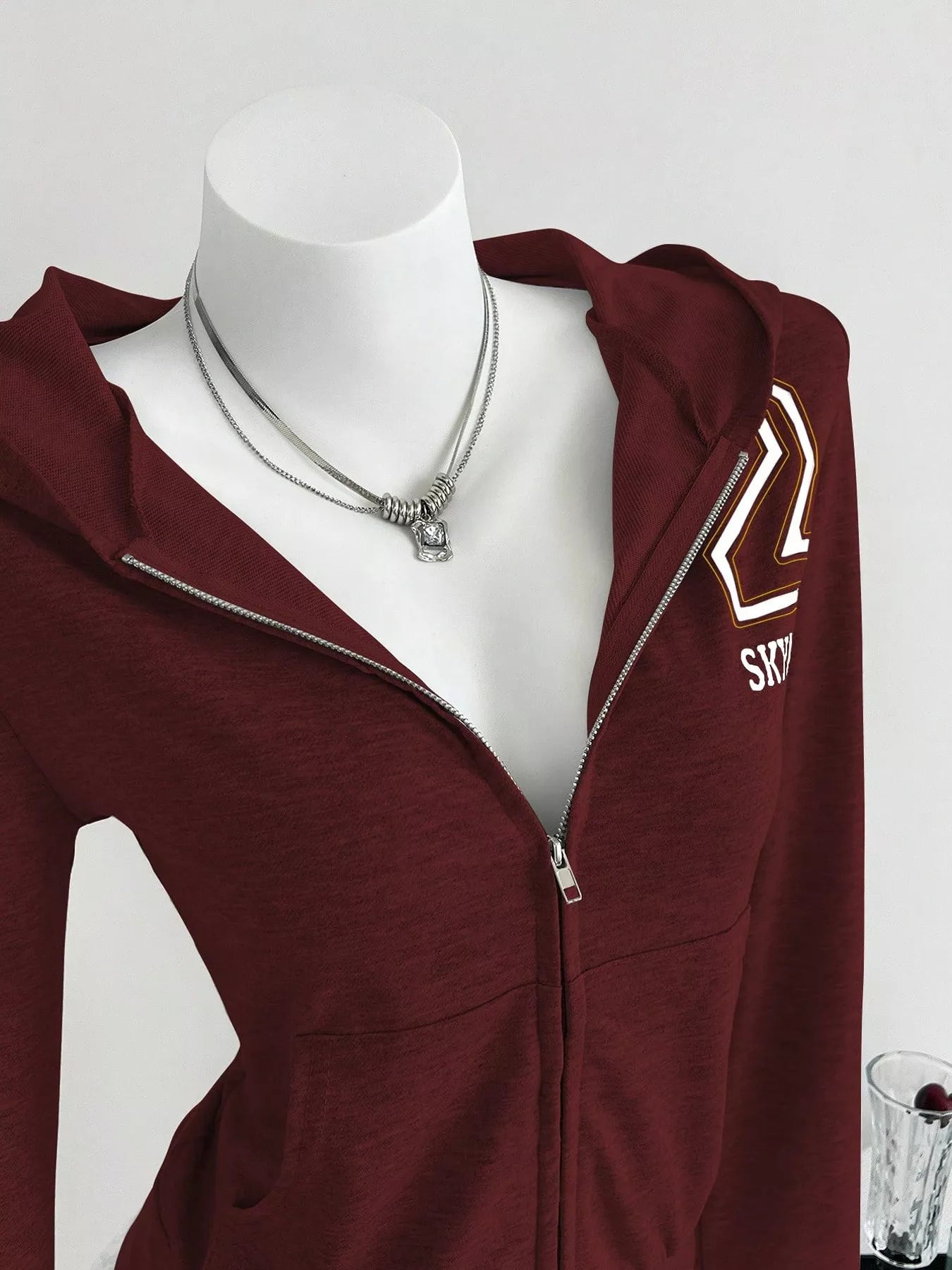 Zip Up Long Sleeve Hoodie Secondary image