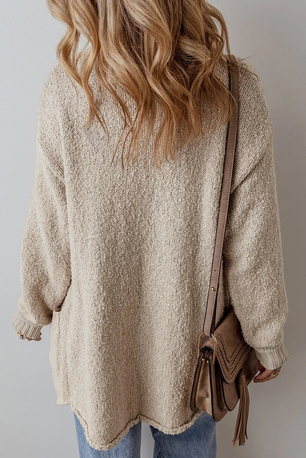 Pocketed Button Up Long Sleeve Cardigan Secondary image