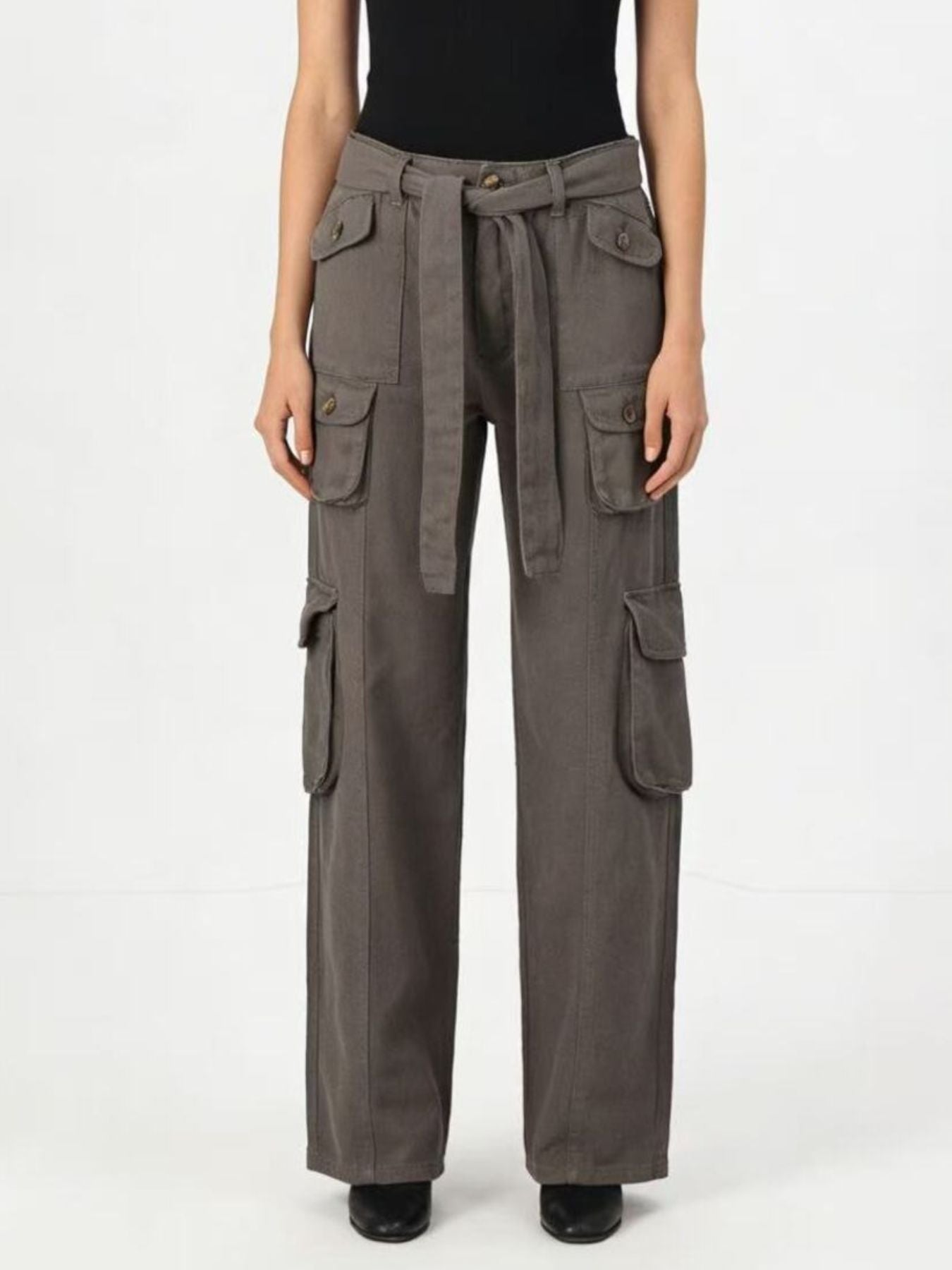 Wide Leg Cargo Jeans Secondary image