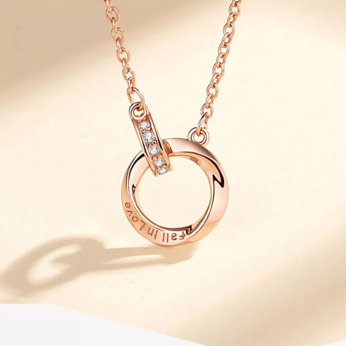 18K Rose Gold-Plated 925 Sterling Silver Necklace Secondary image