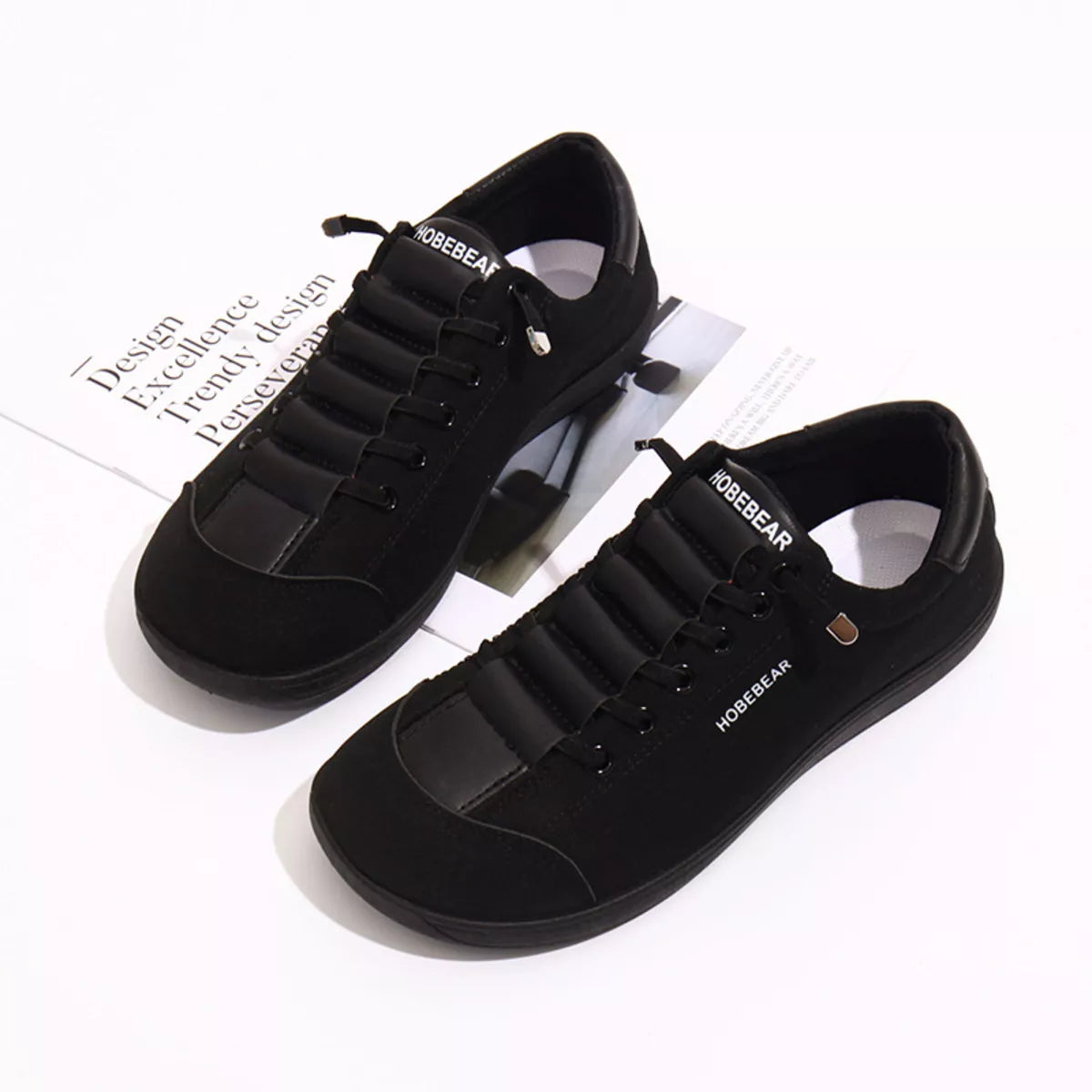 Contrast Lace Up Sneakers Secondary image