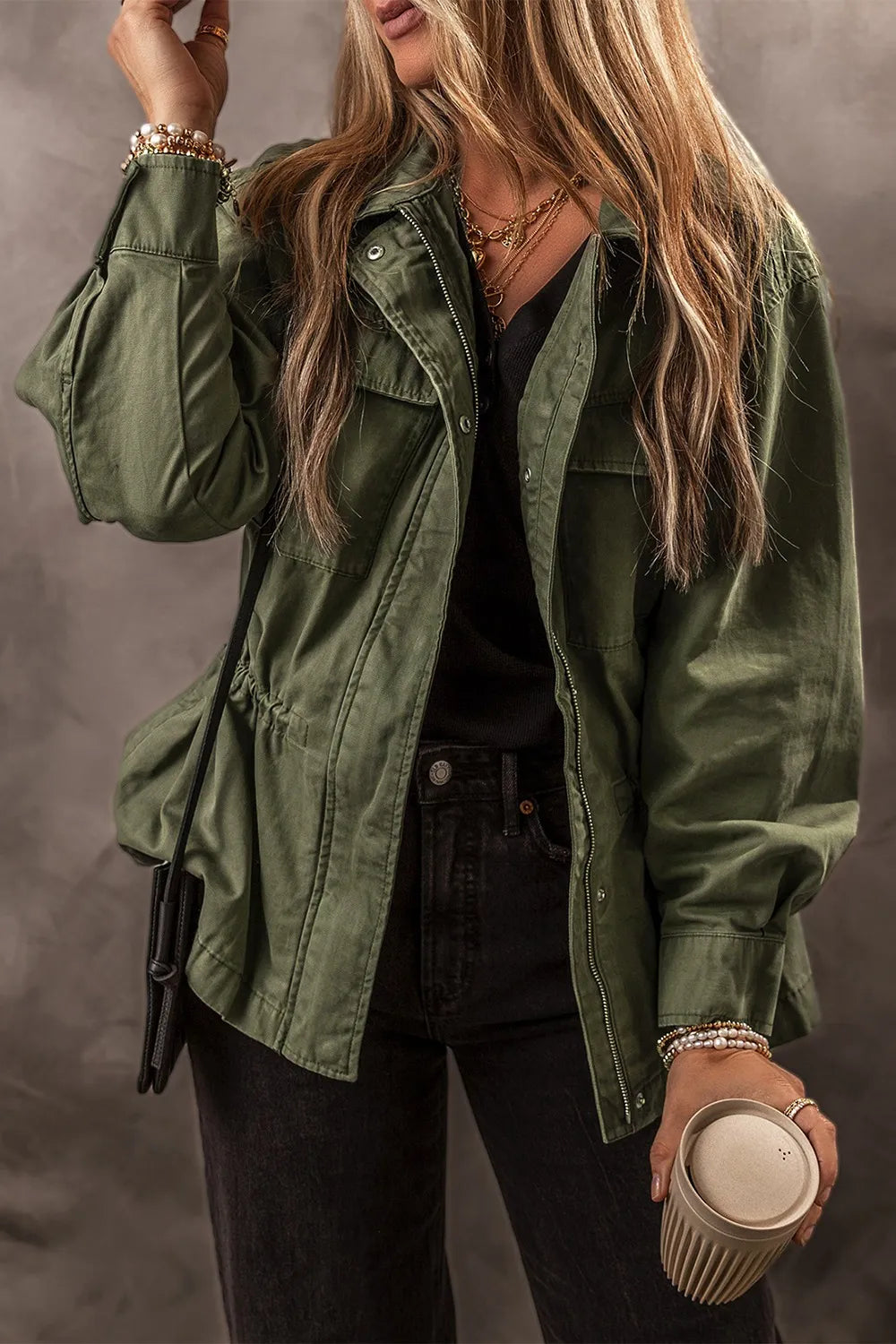 Zip Up Long Sleeve Jacket Secondary image