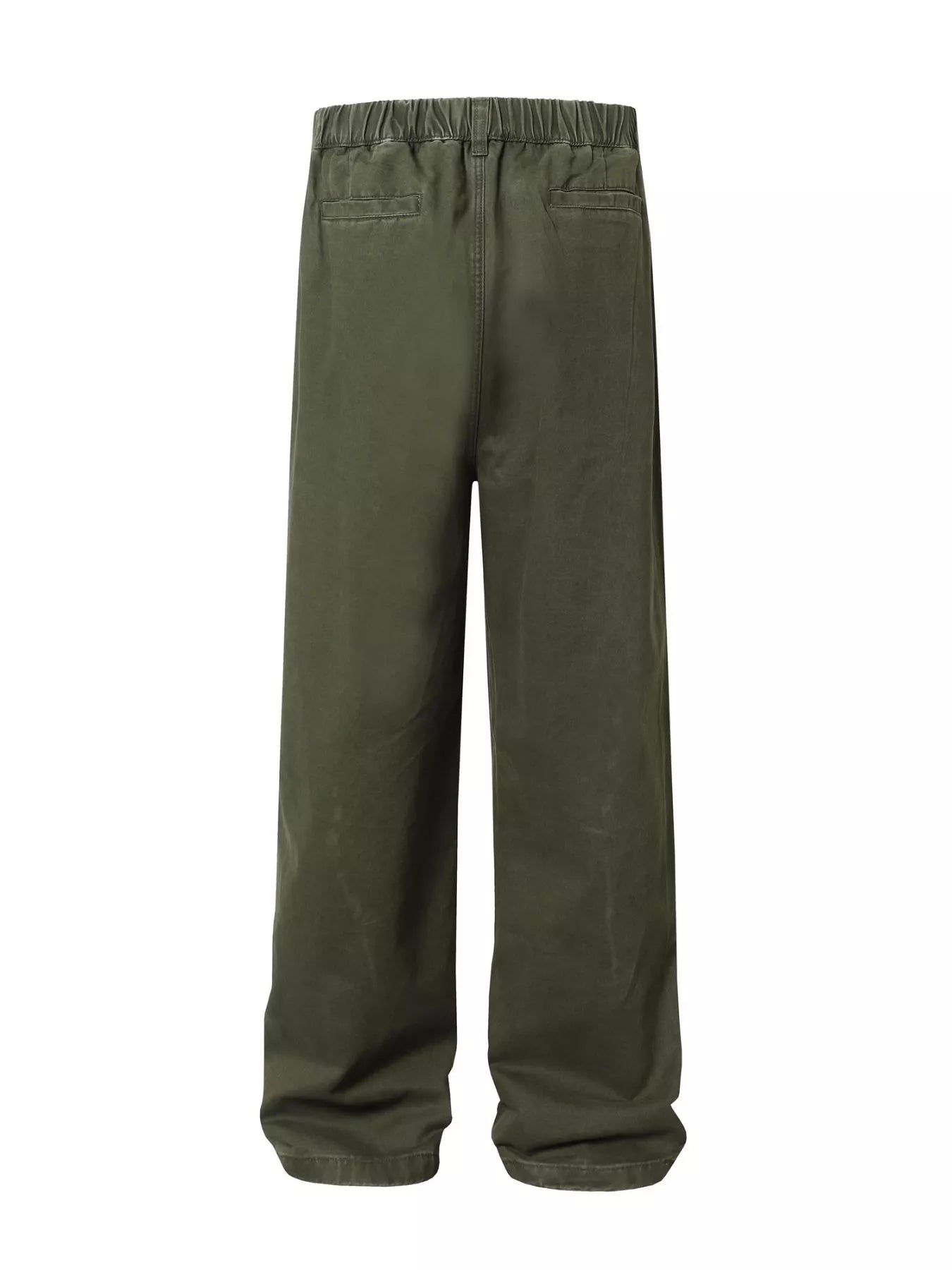 Men's Wide Leg Pants with Elastic Waistband Secondary image