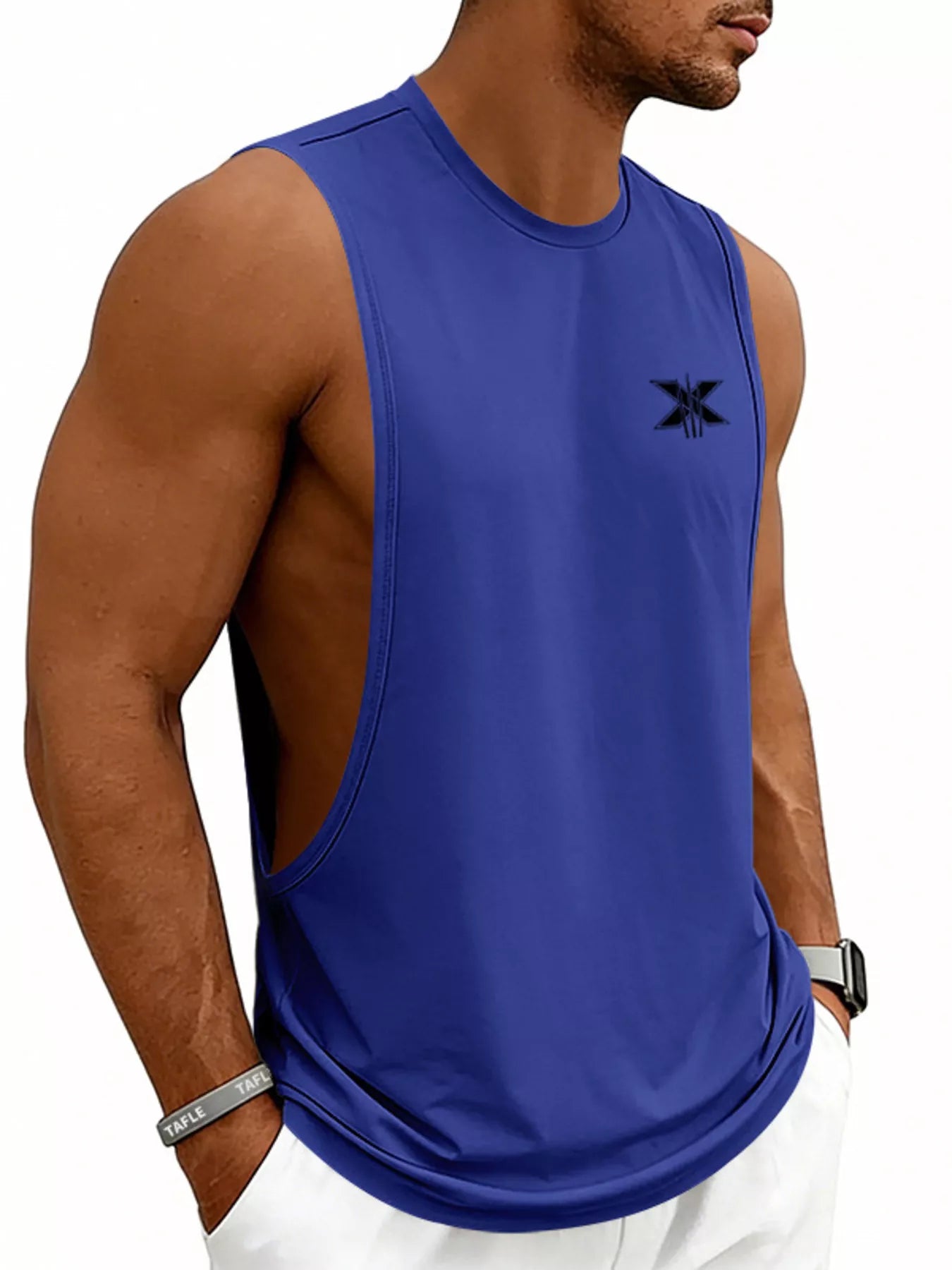 Men's Full Size Round Neck Tank Plus Size Secondary image