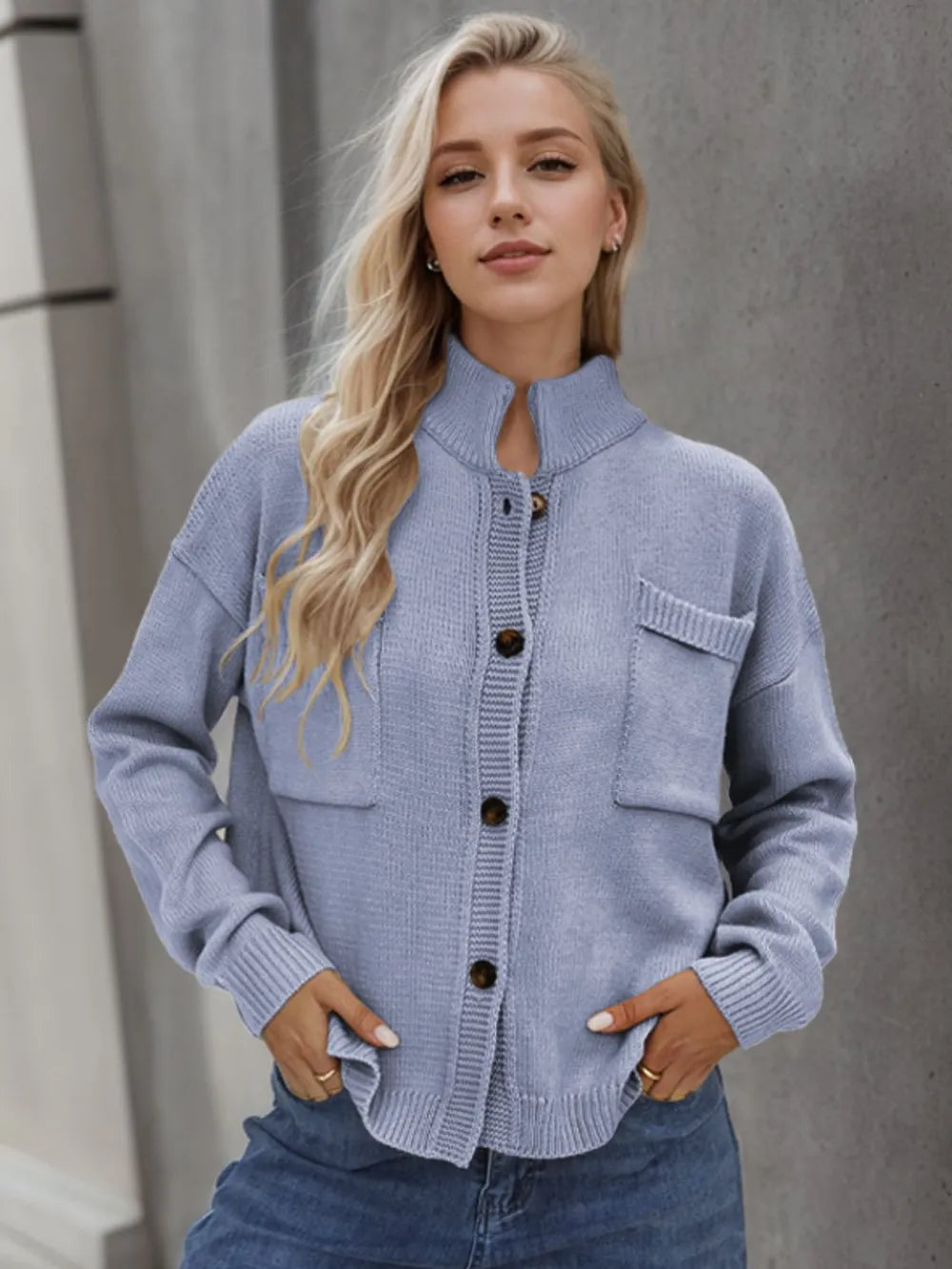Button Up Long Sleeve Cardigan Secondary image