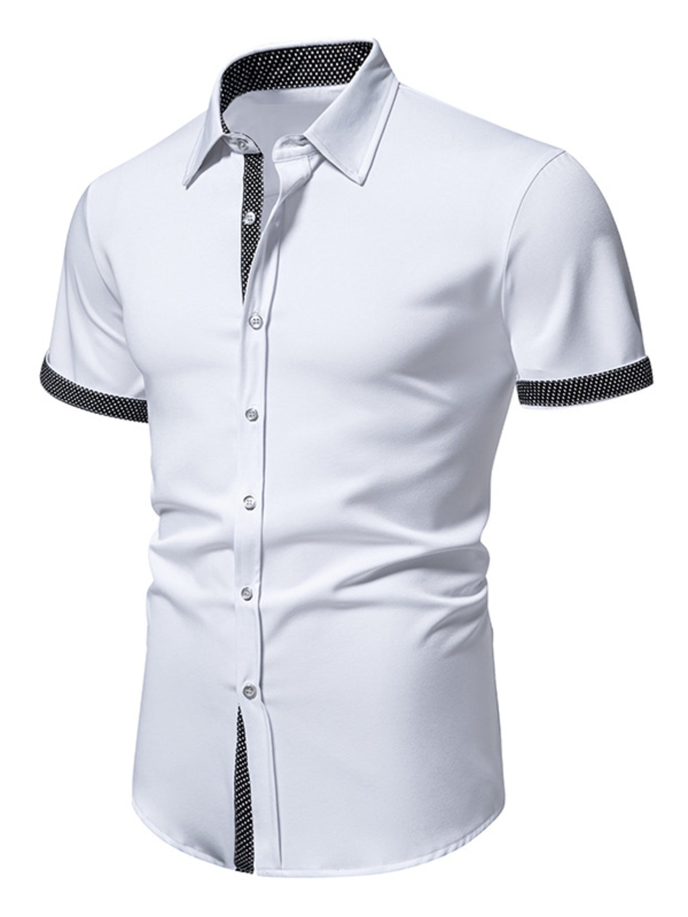 Men's Slim Fit Short Sleeve Shirt Secondary image
