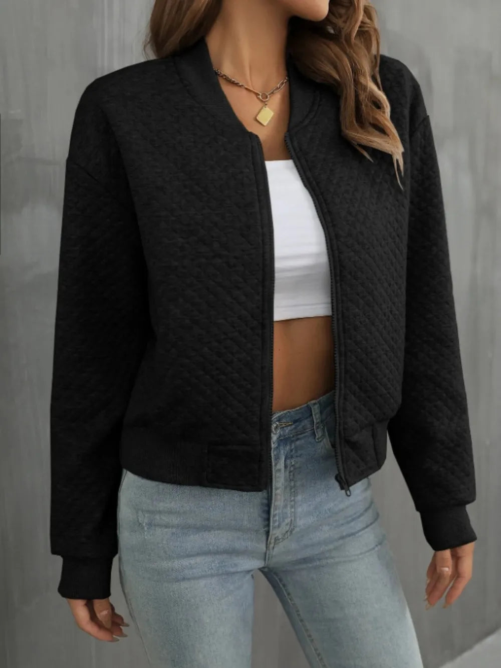 Zip Up Long Sleeve Jacket Secondary image