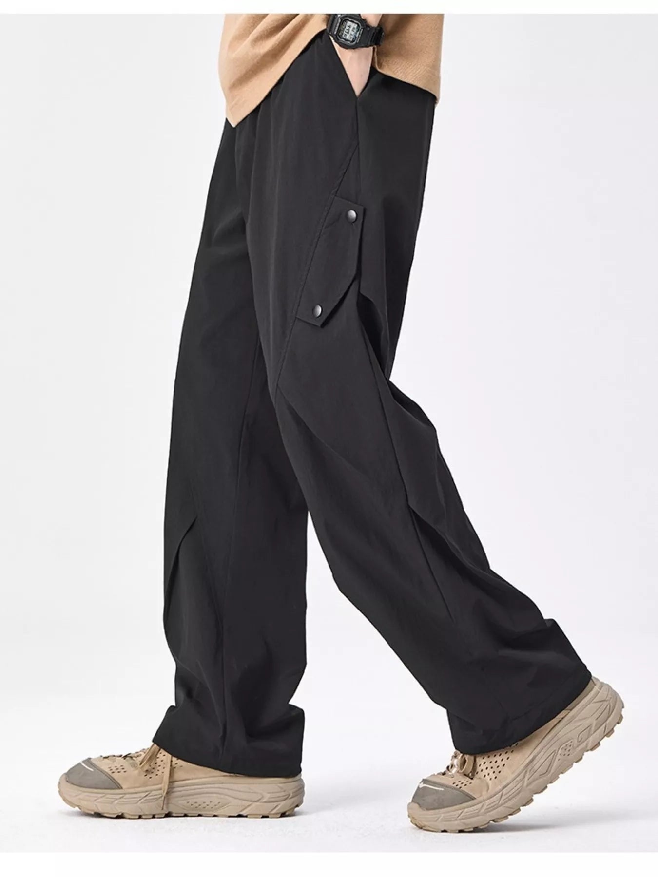 Men's Plus Size Loose Fit Cargo Pants Secondary image