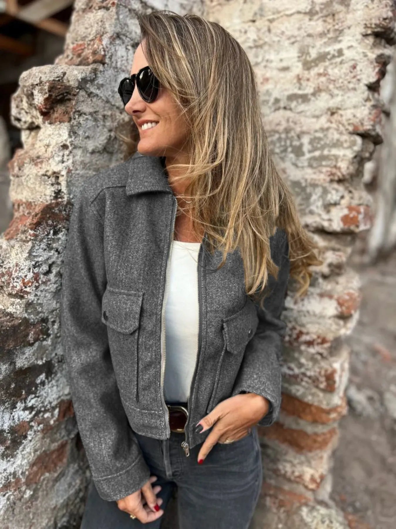Zip Up Long Sleeve Jacket Secondary image