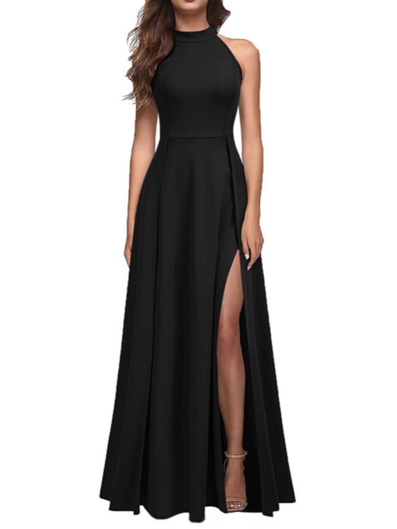 Sleeveless Slit Maxi Dress Secondary image